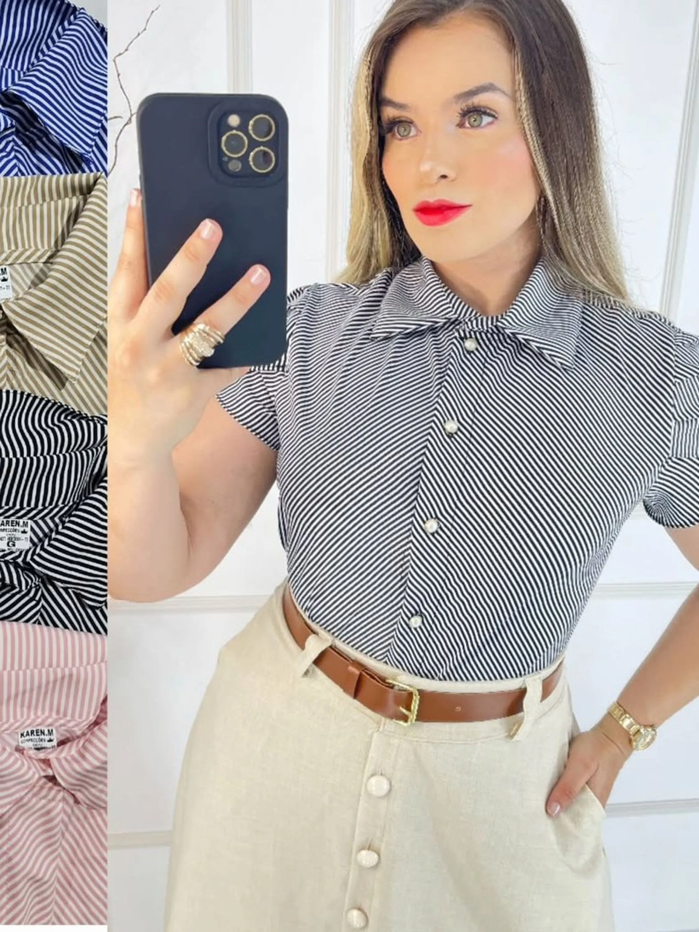 Blusa Manga Curta