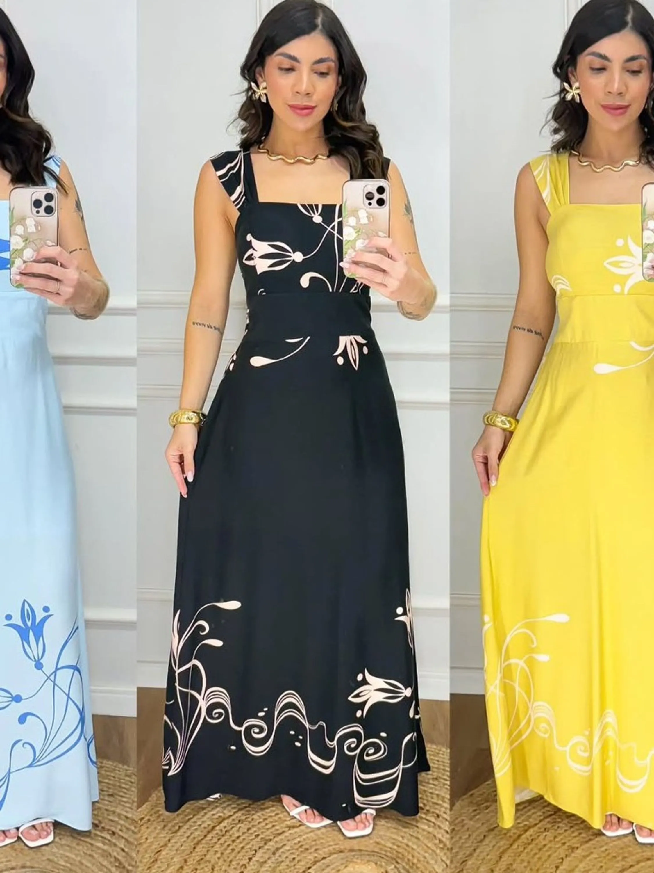 Vestido Longo Alça