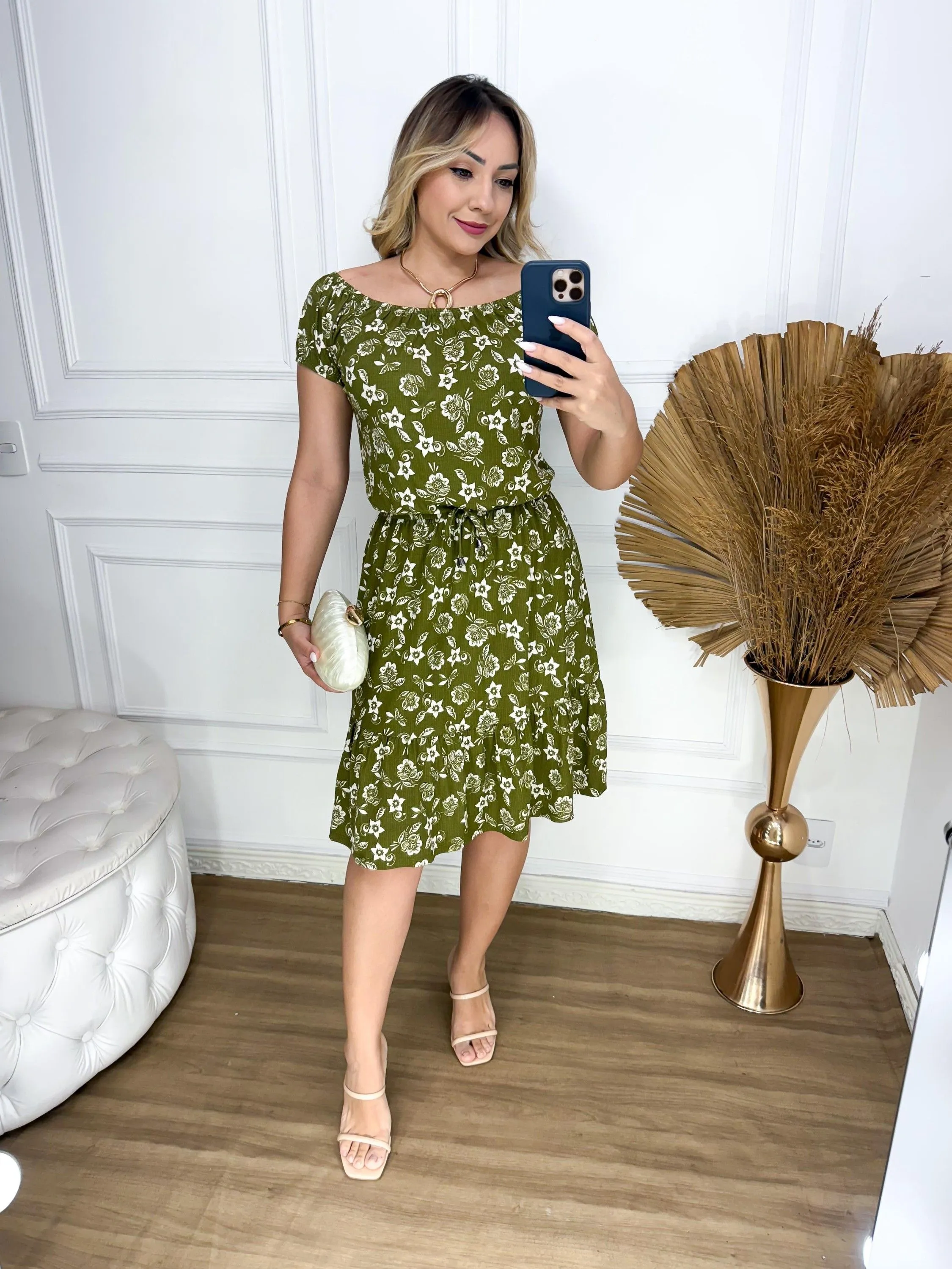 Vestido Midi Ciganinha
