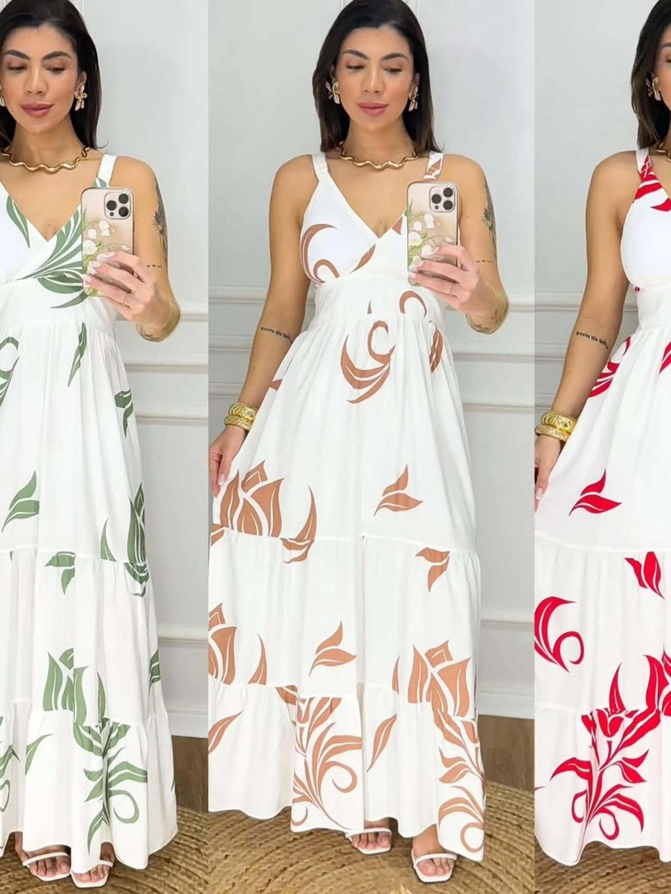 Vestido Longo Alça
