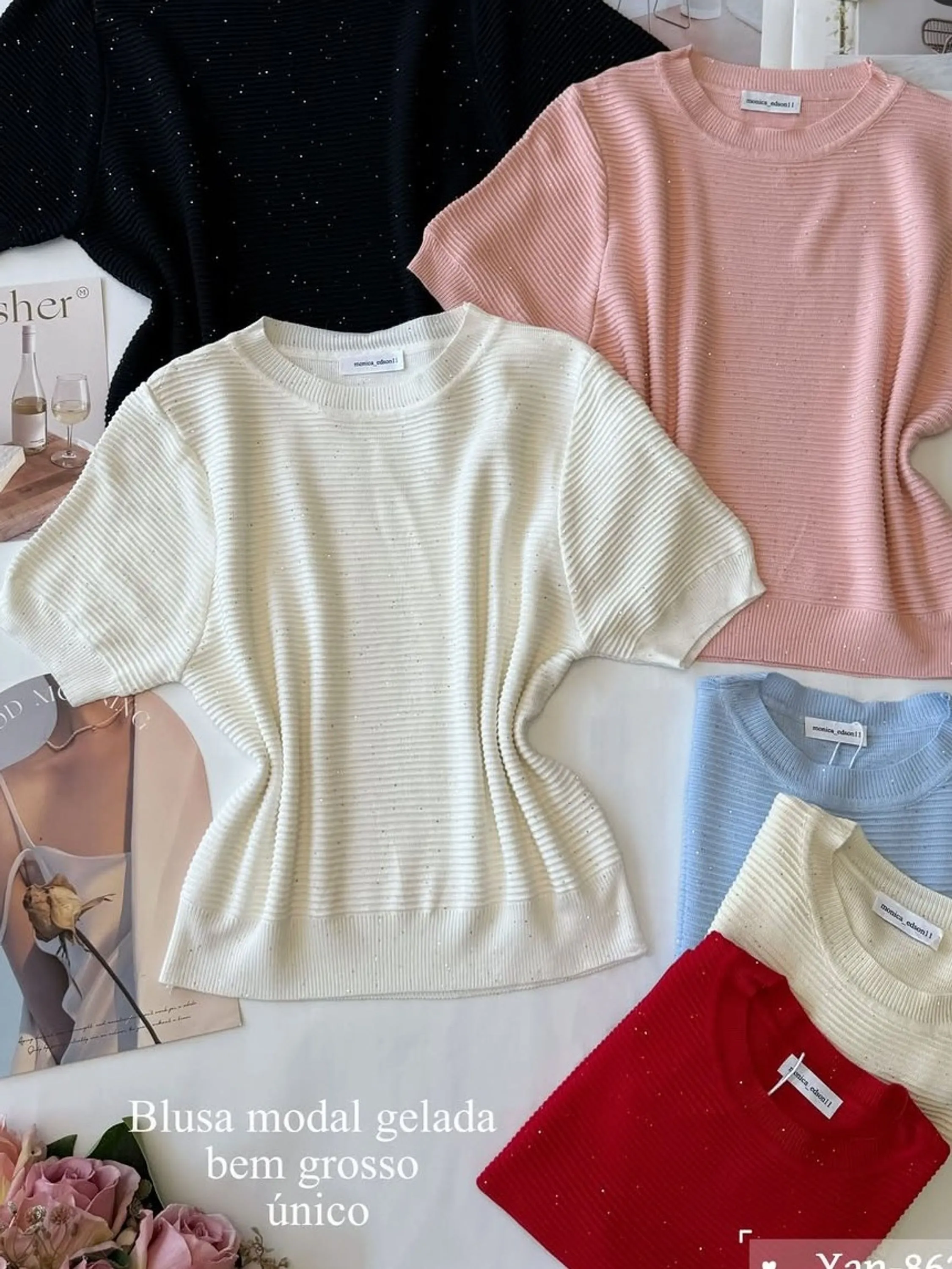 Blusa Manga Curta