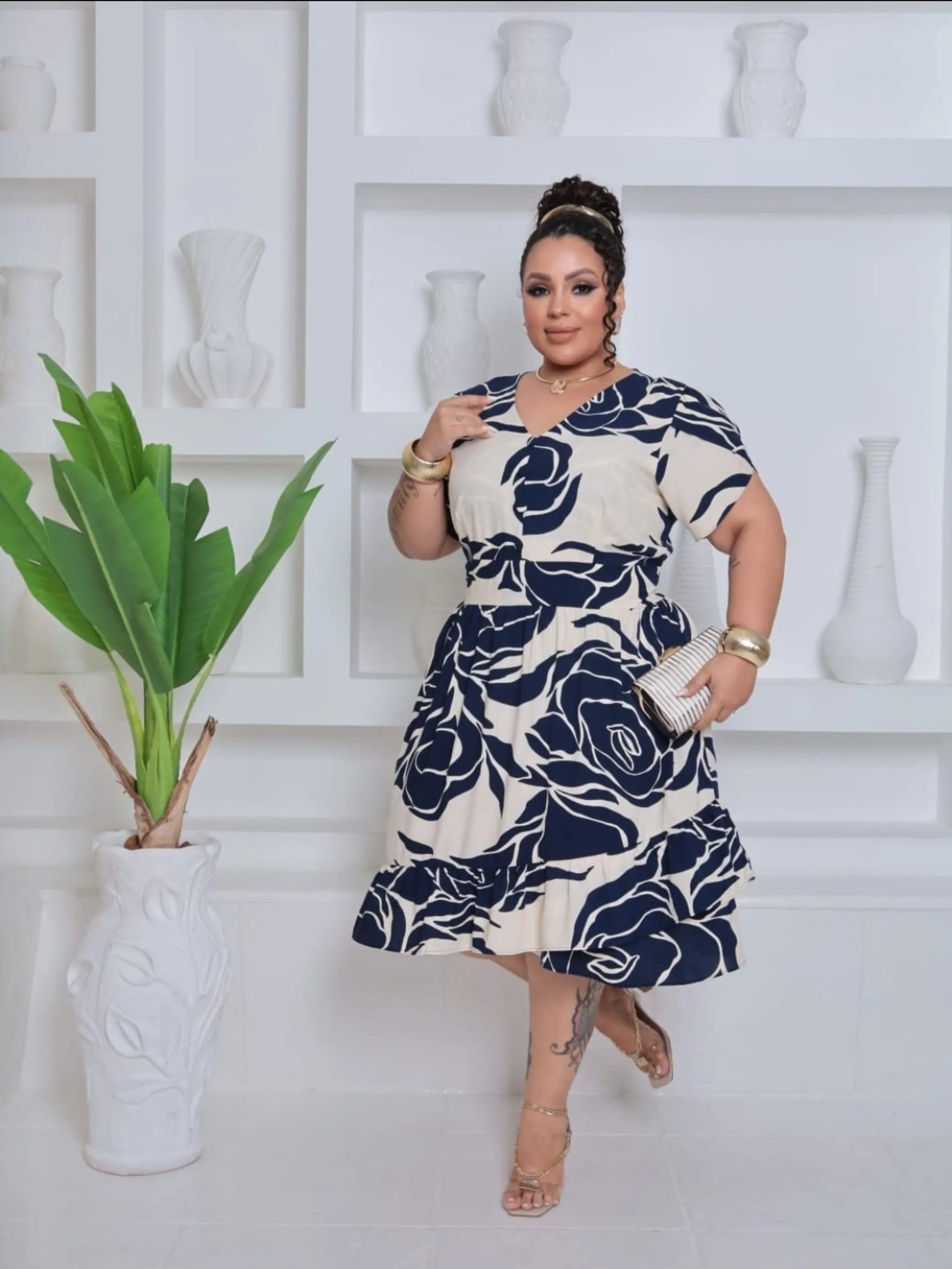 Vestido Midi Plus