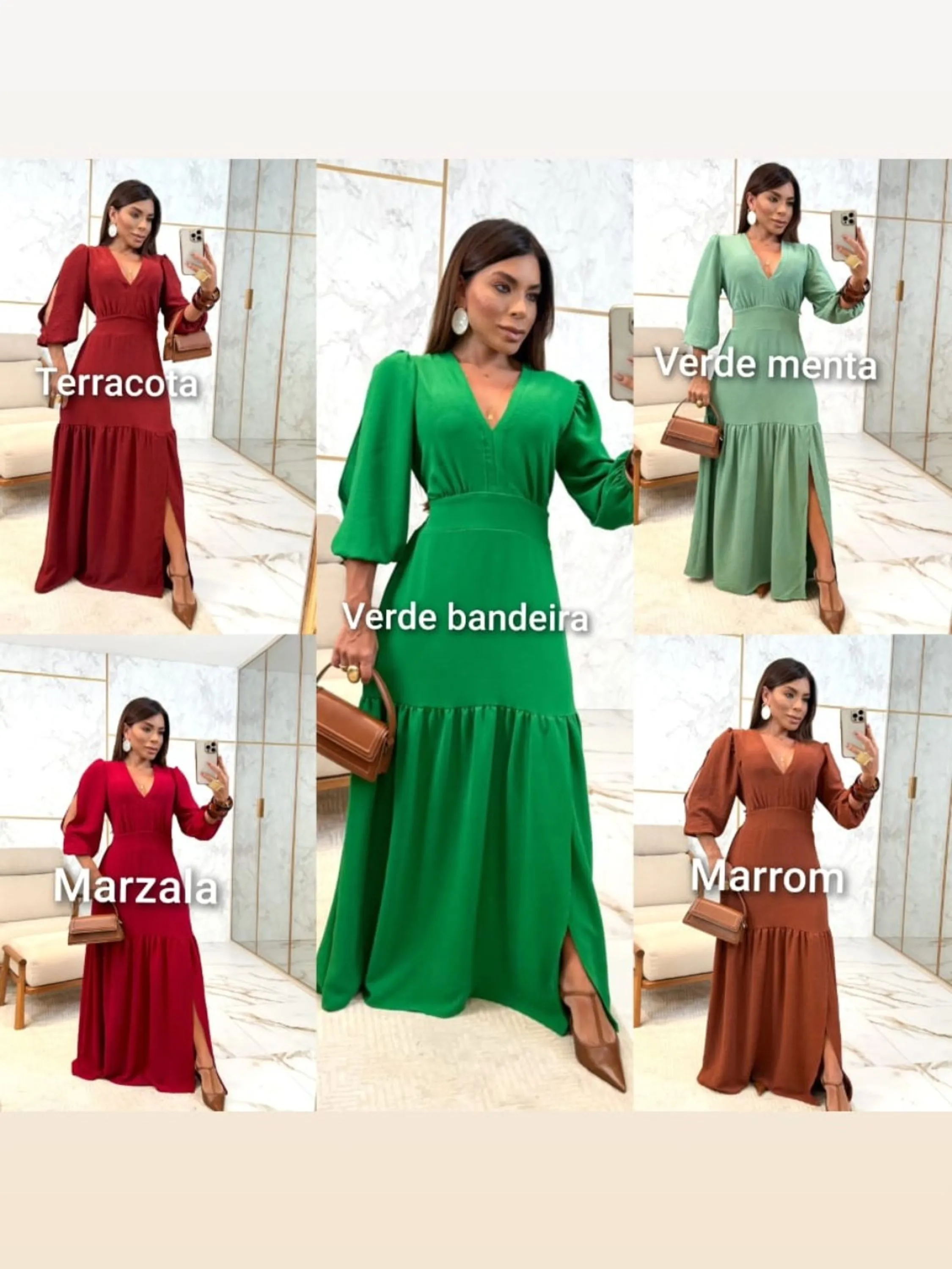 Vestido Manga Longa