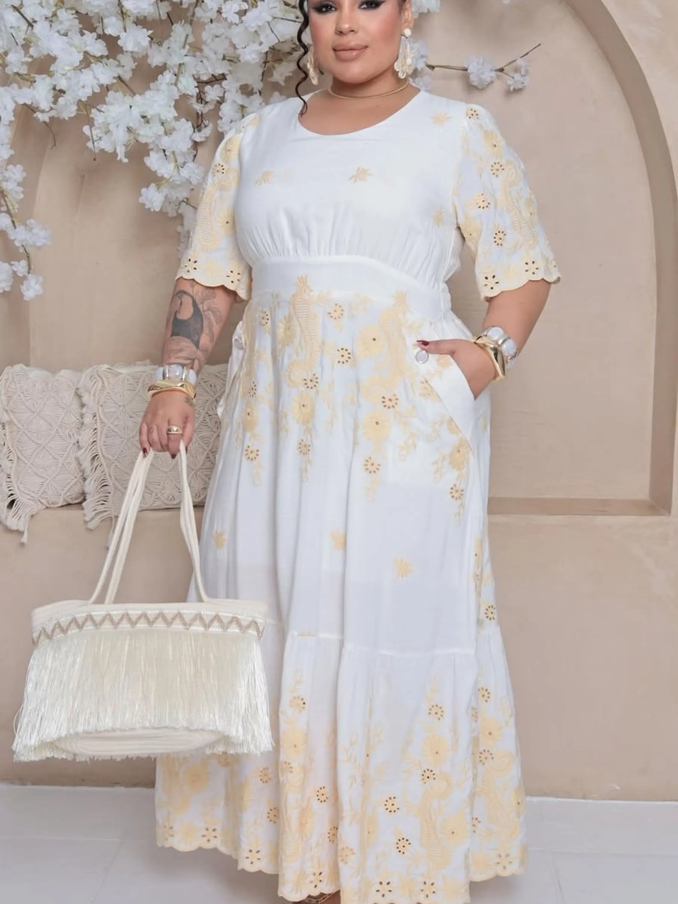 Vestido Longo Plus Última Peça