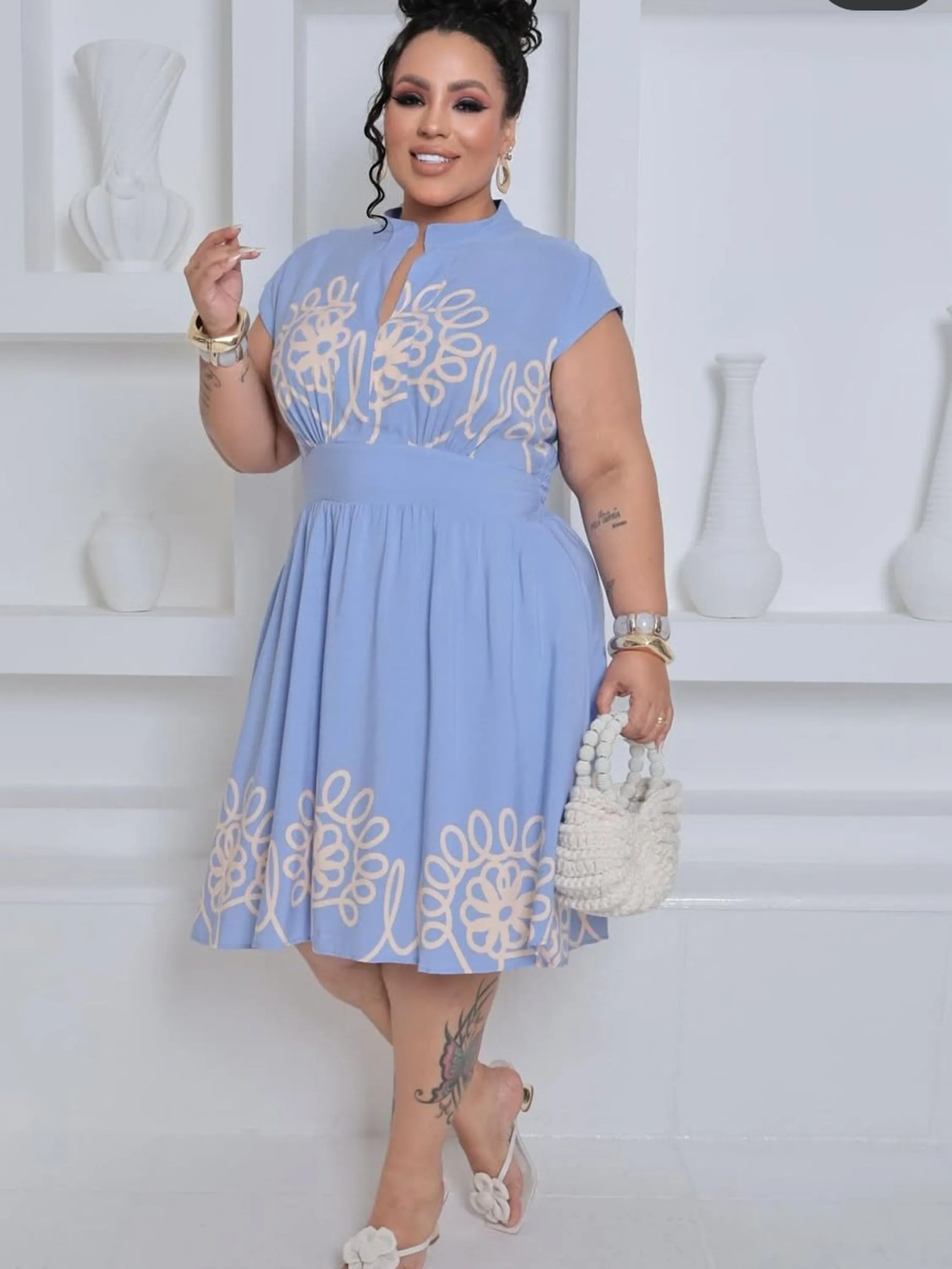 Vestido Midi Plus