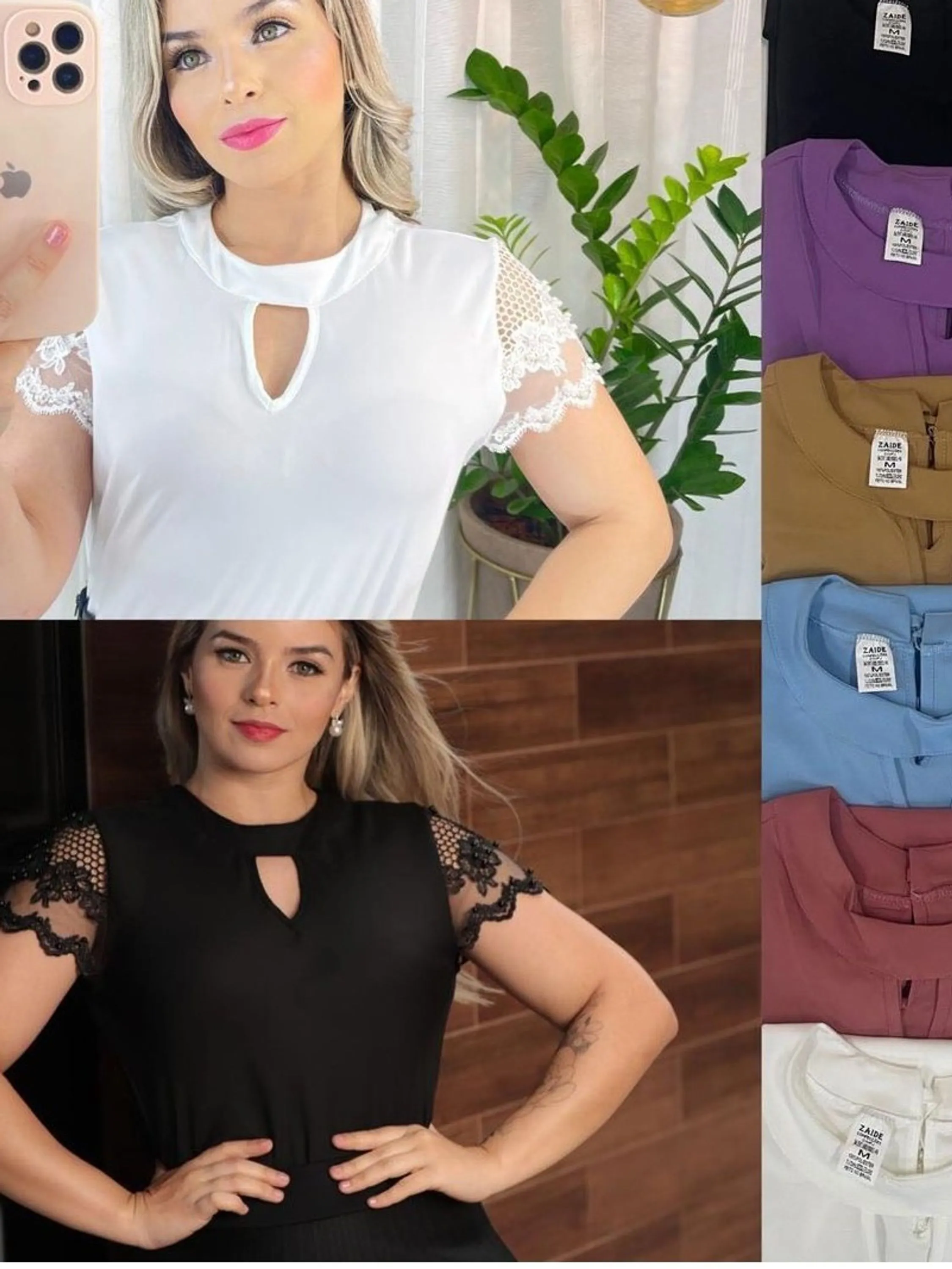 Blusa Manga Curta