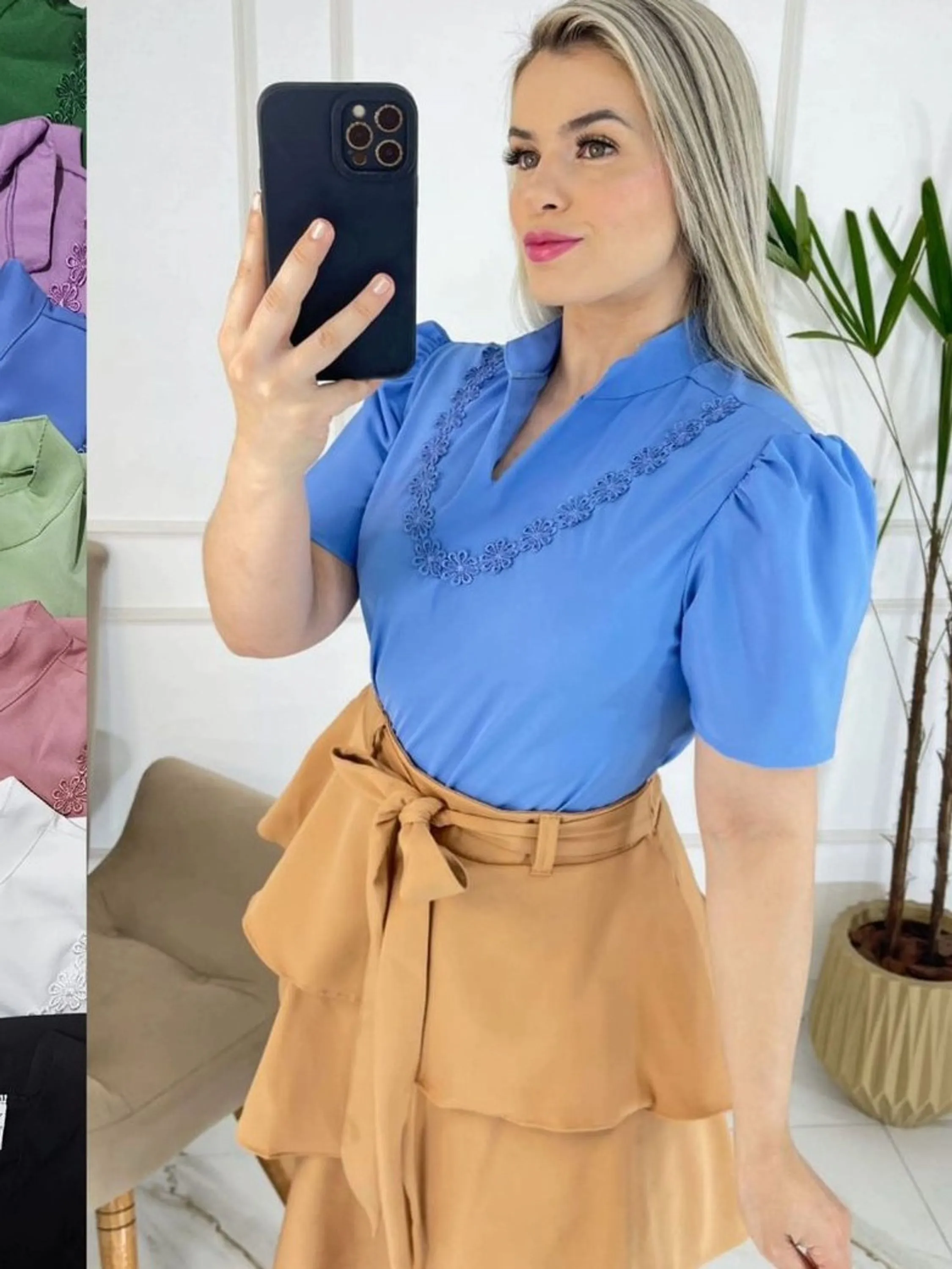 Blusa Manga Curta