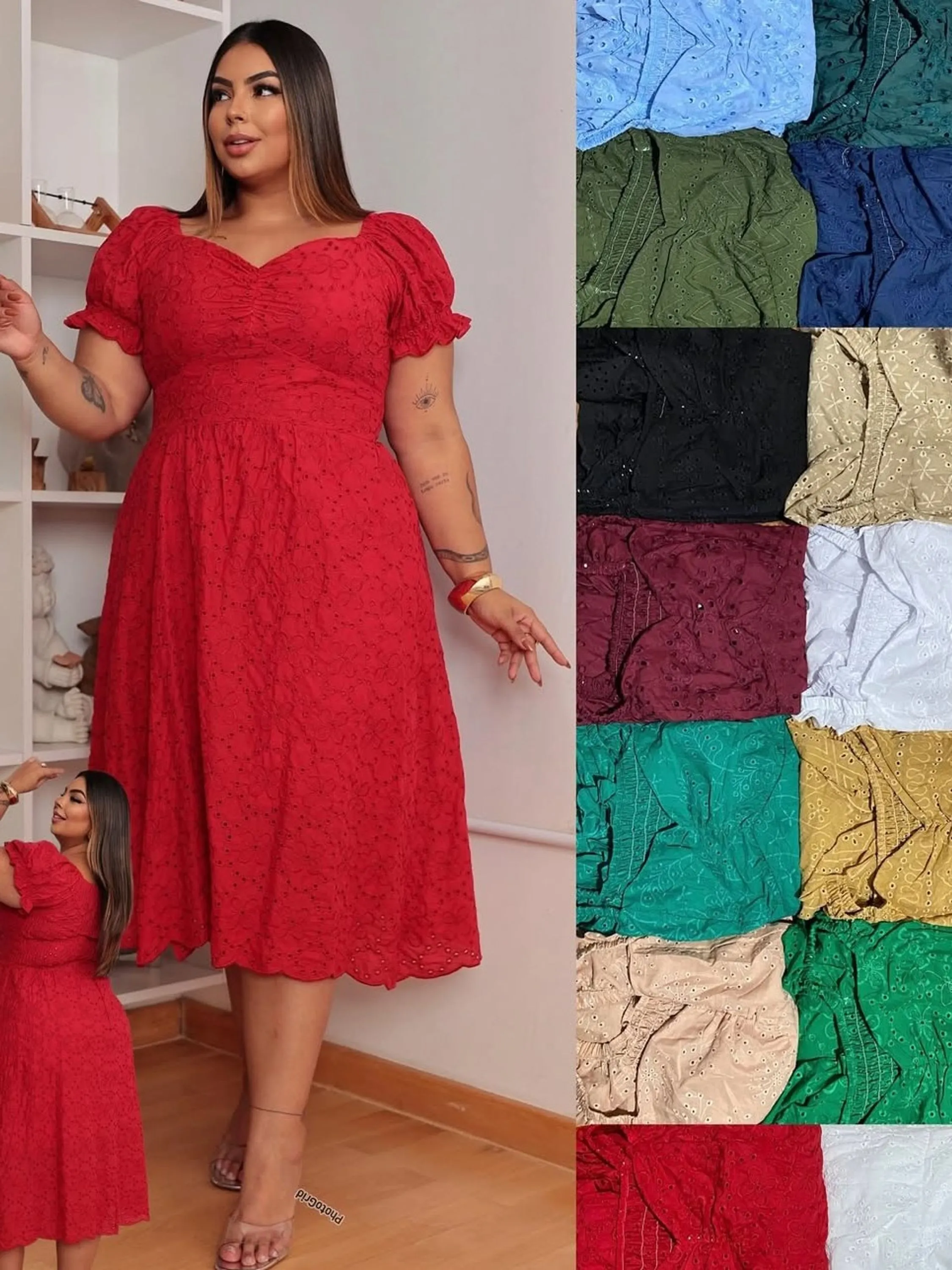 Vestido Midi Plus