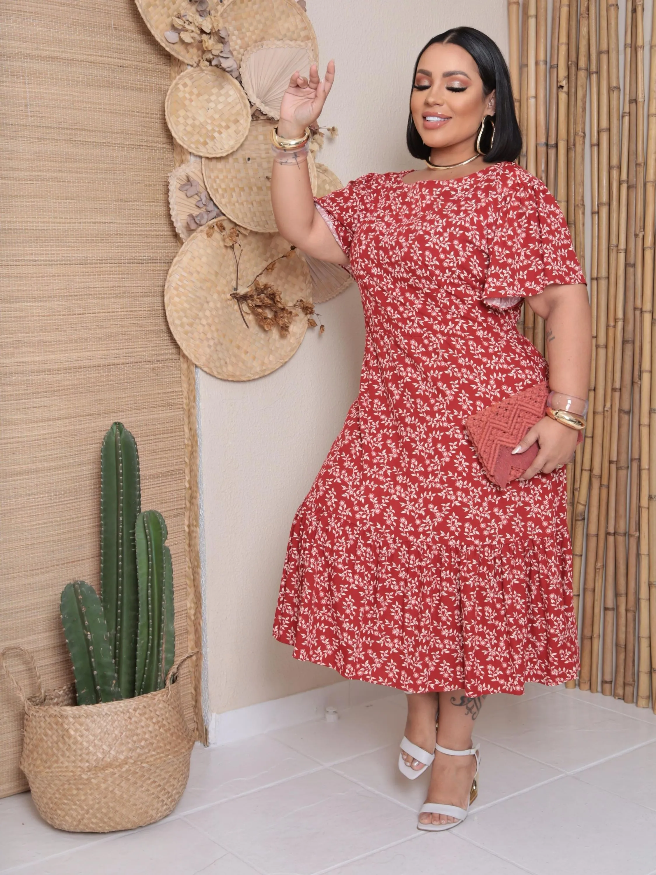 Vestido Longuete Plus
