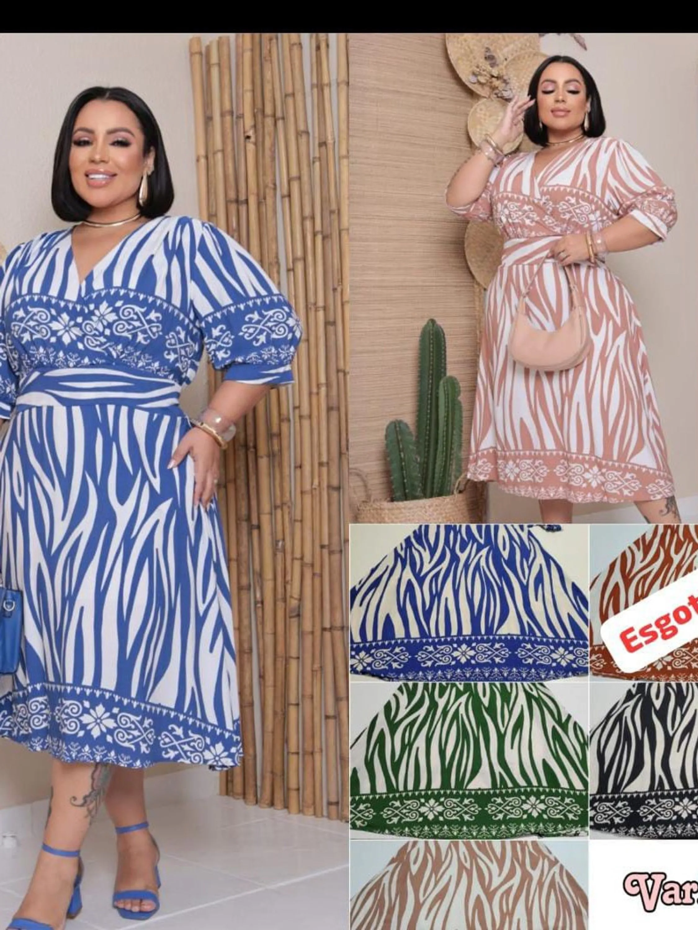 Vestido Midi Plus
