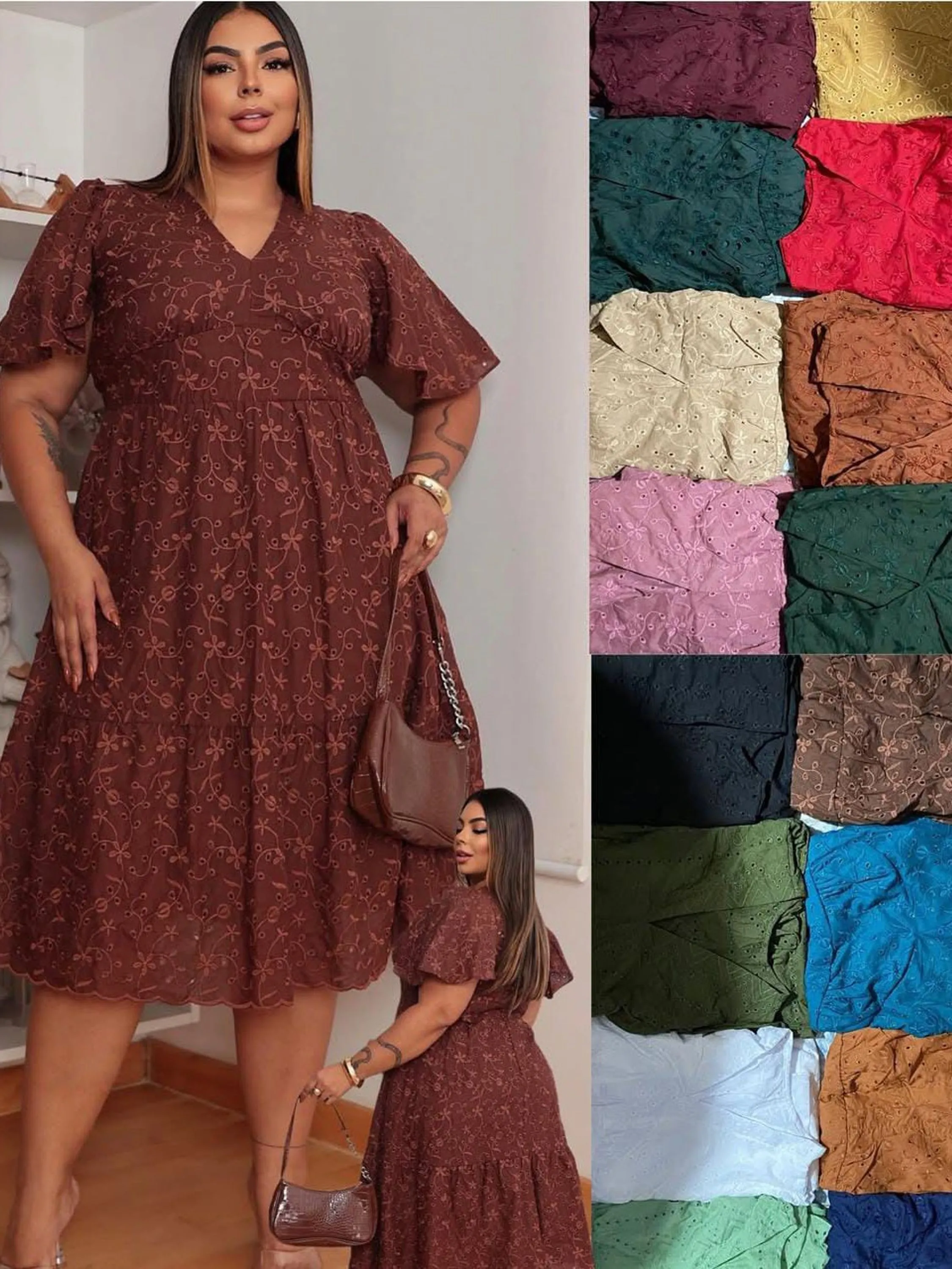 Vestido Midi Plus