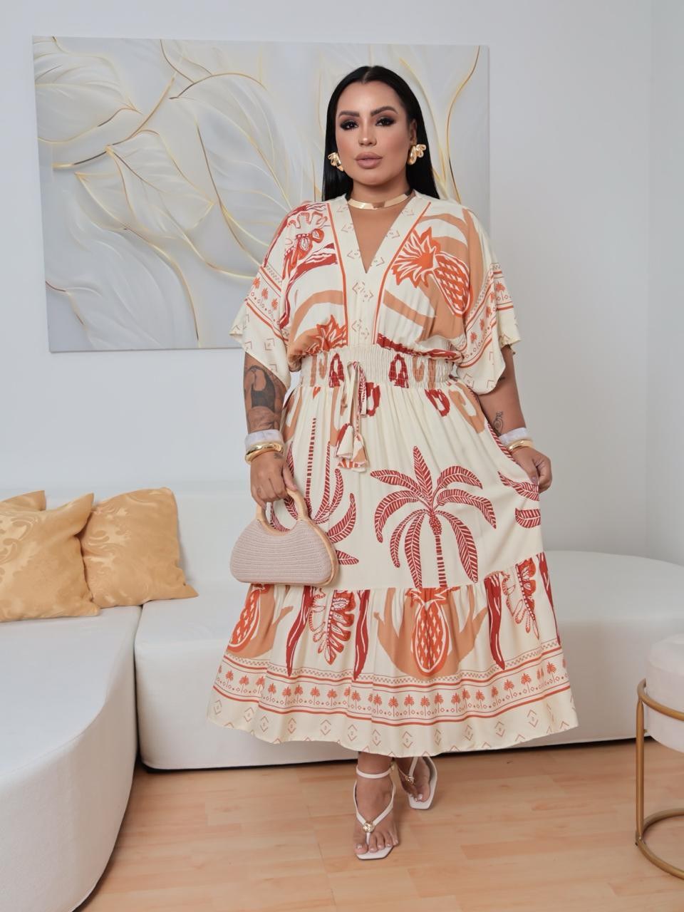 Vestido Longuete Plus