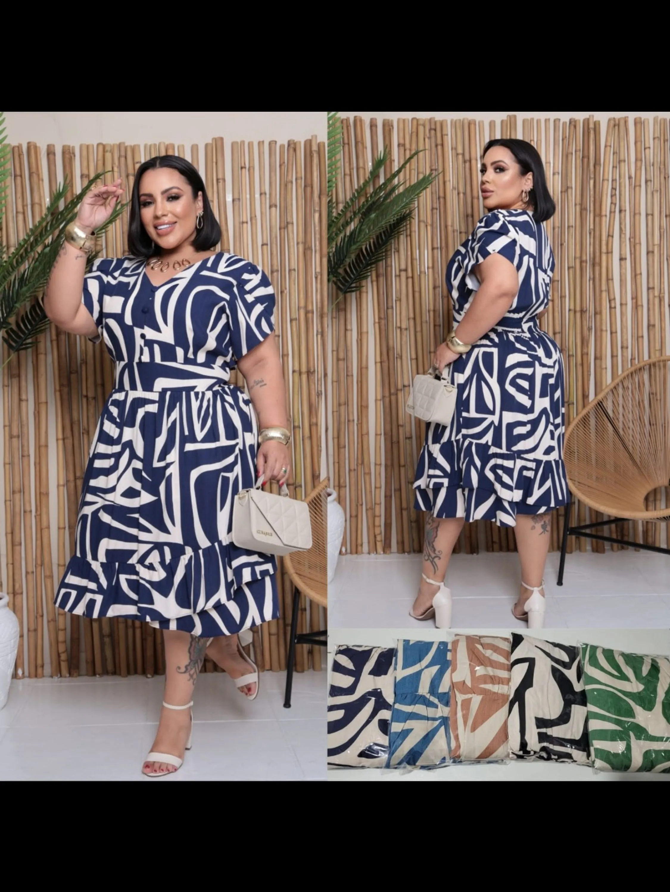 Vestido Midi Plus