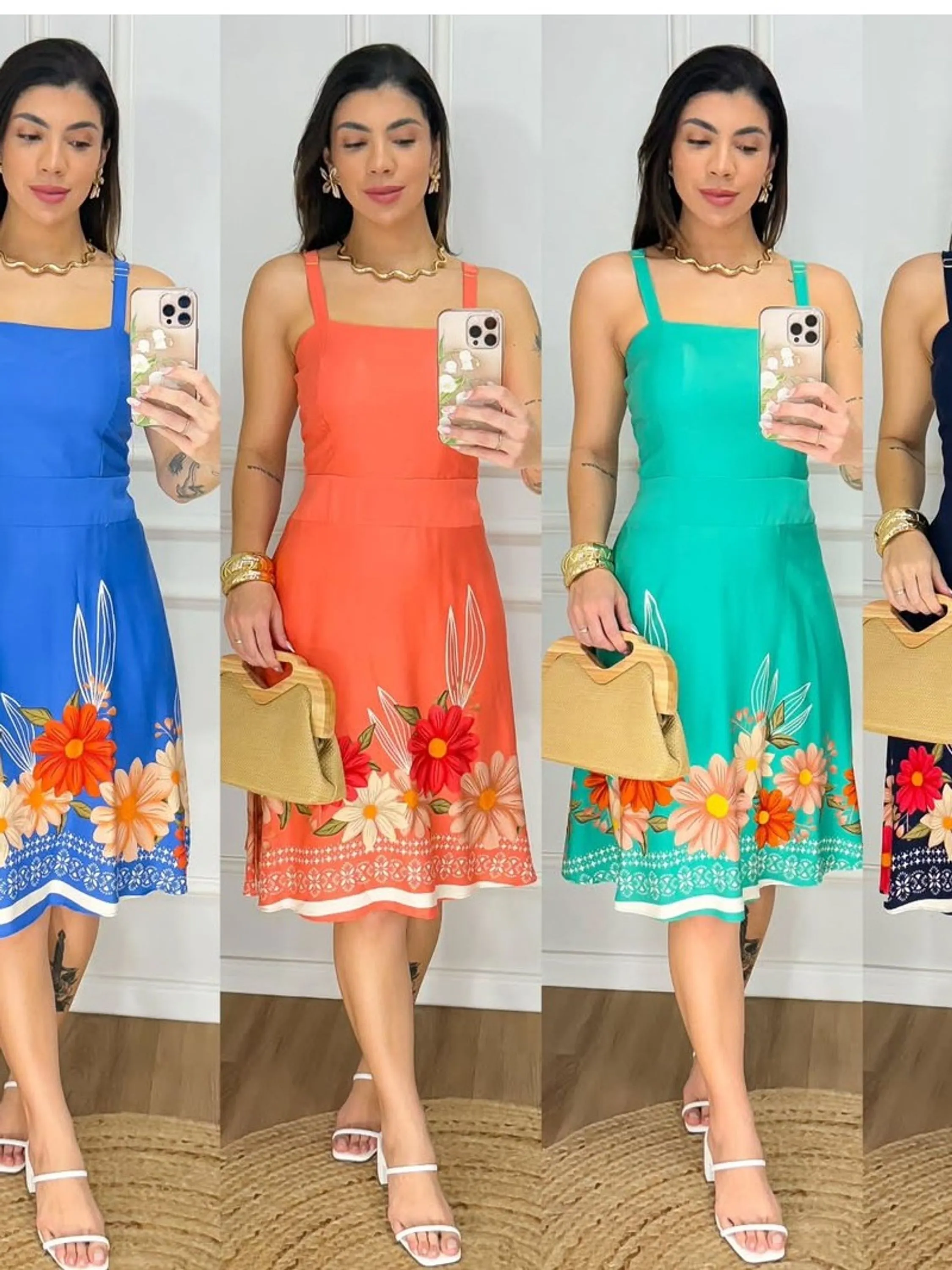 Vestido Alça