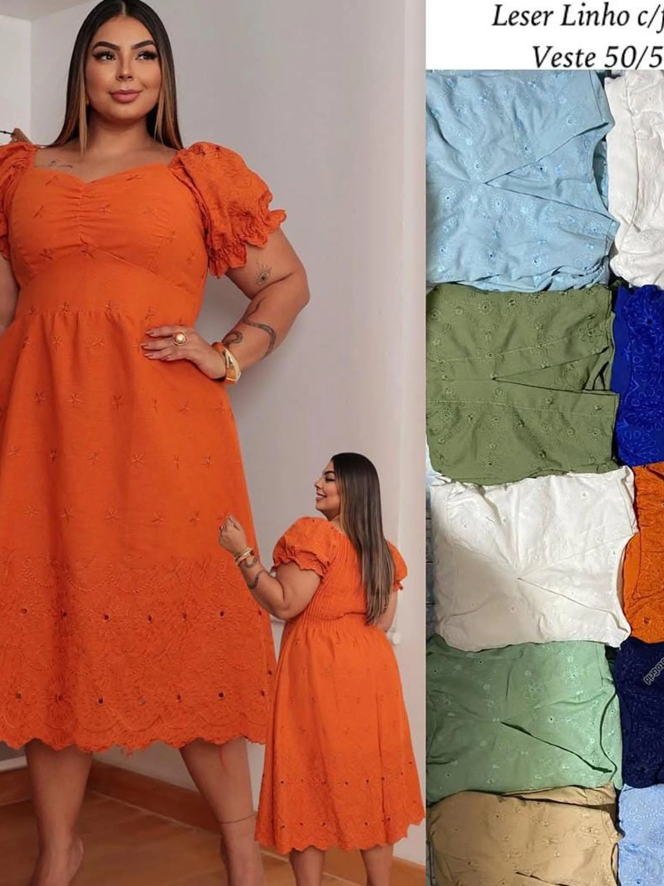 Vestido Midi Plus