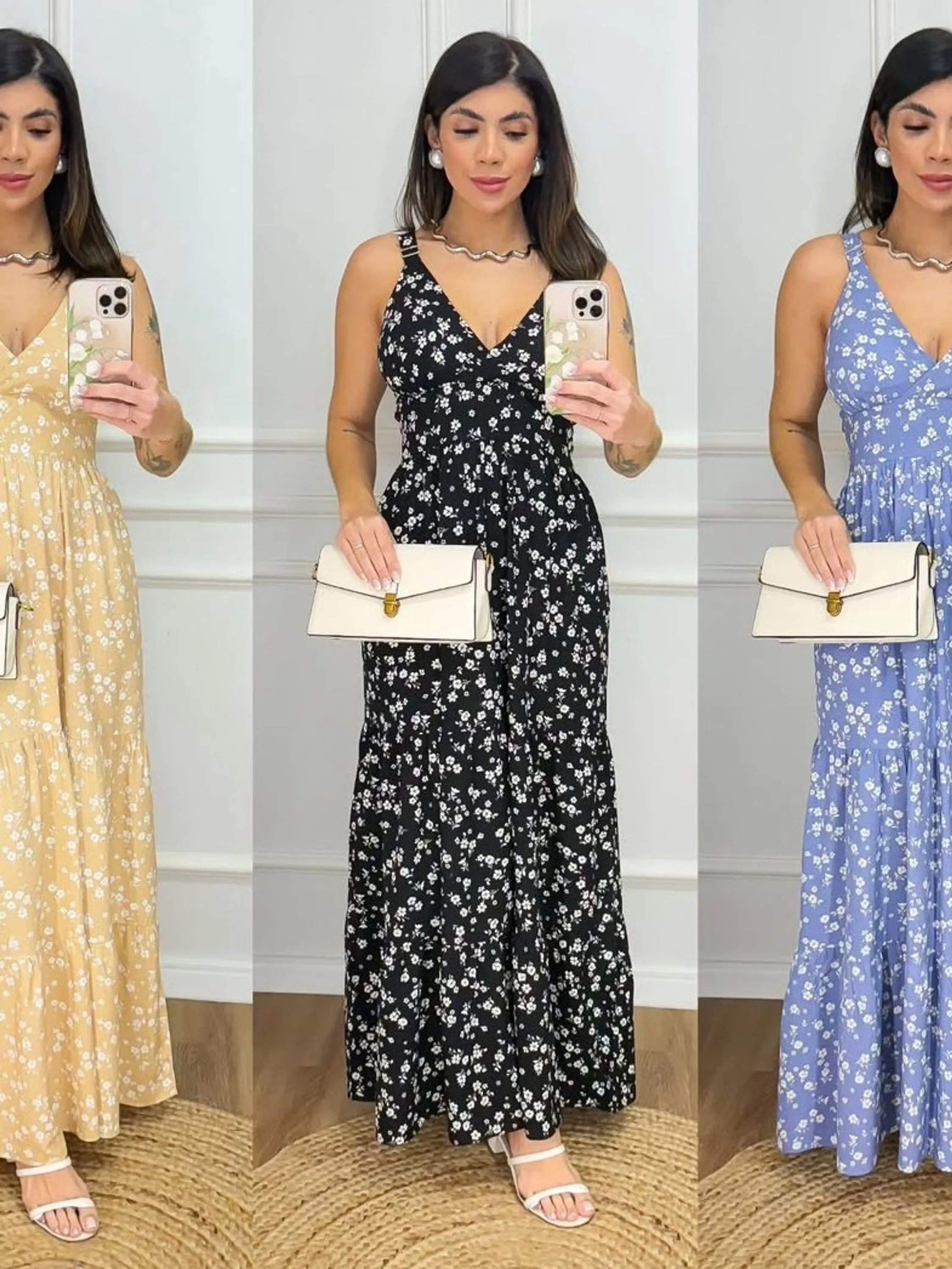 Vestido Longo Alça