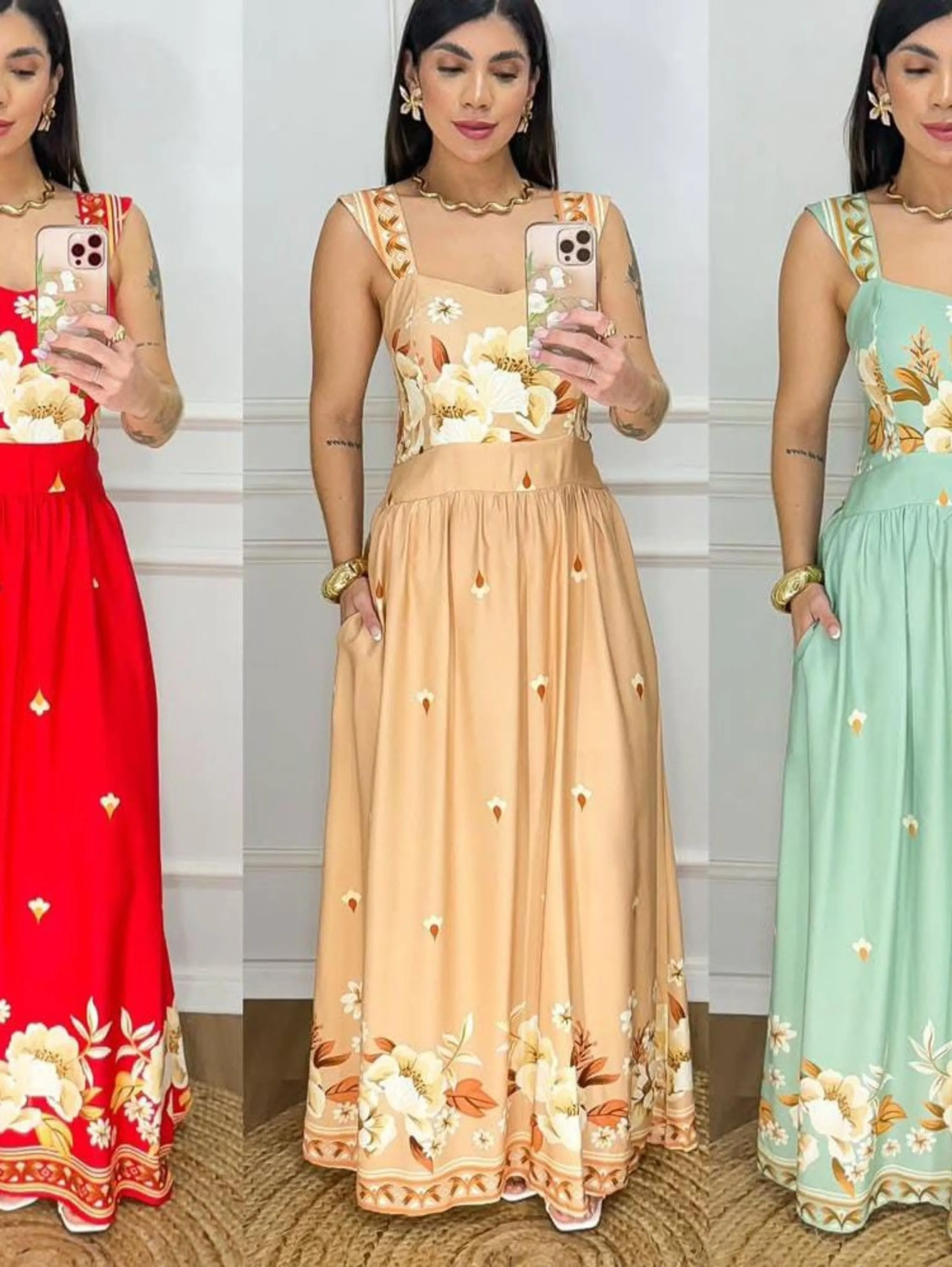 Vestido Longo Alça