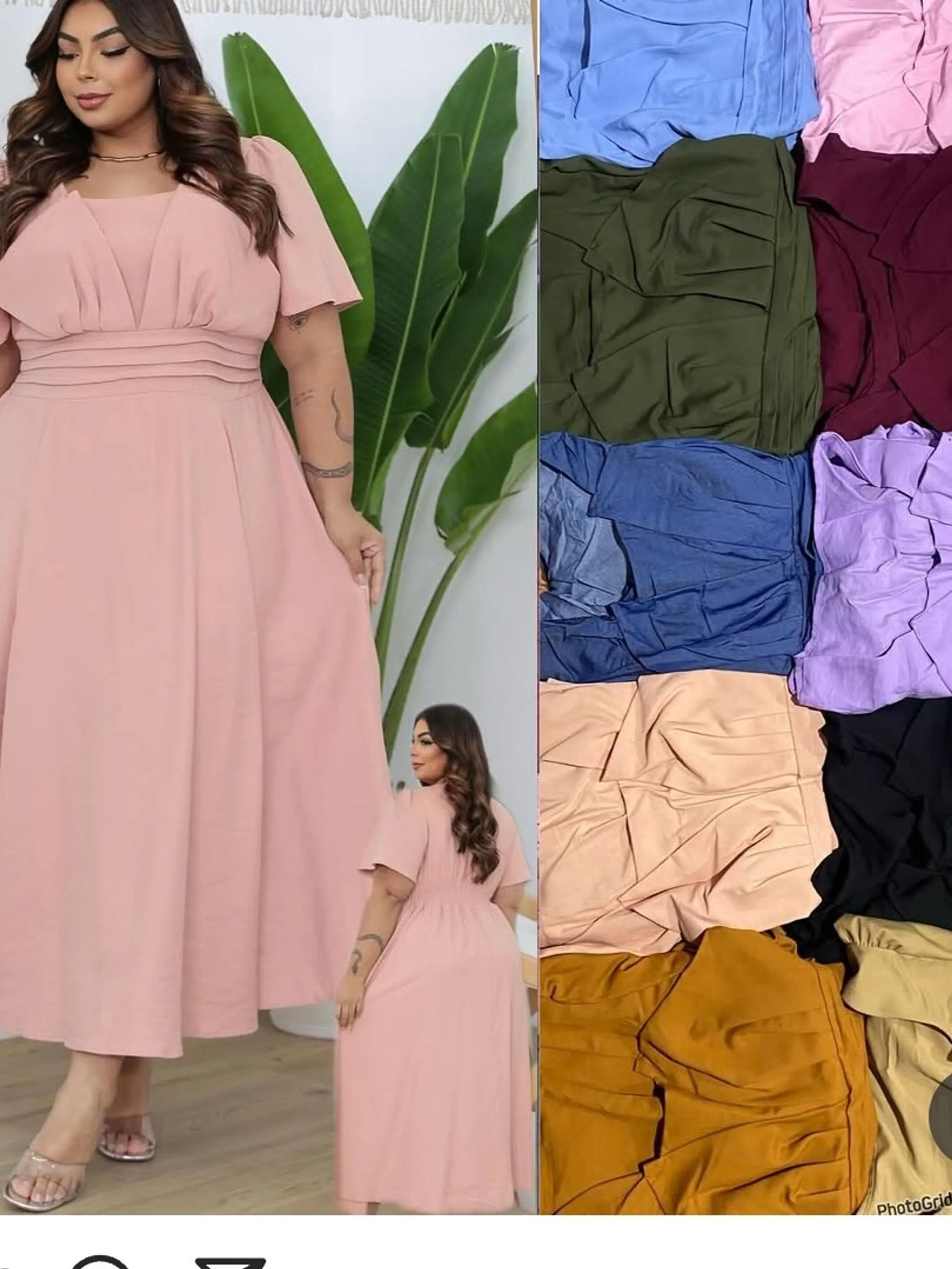 Vestido Longo Plus
