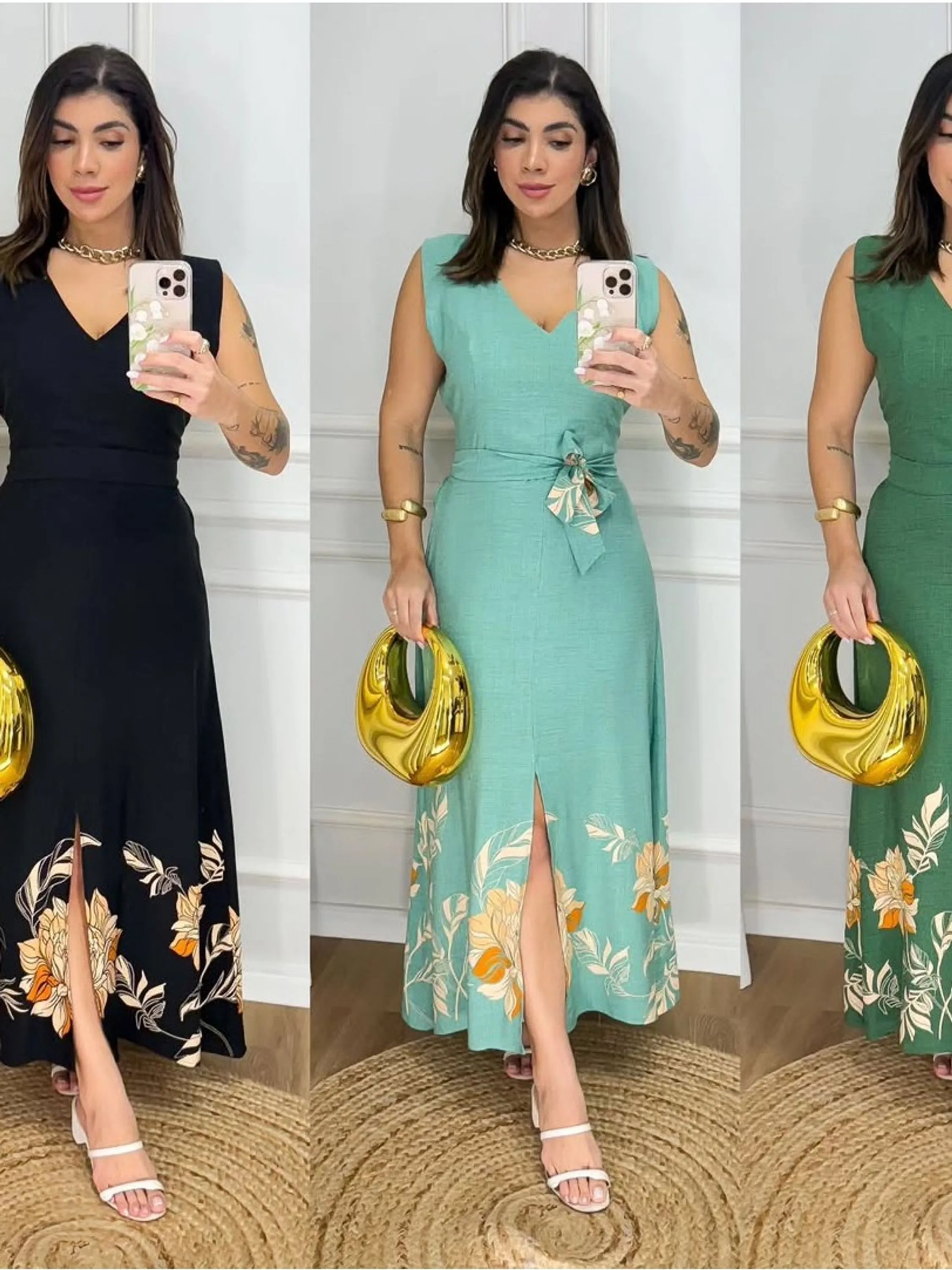 Vestido Longo Alça