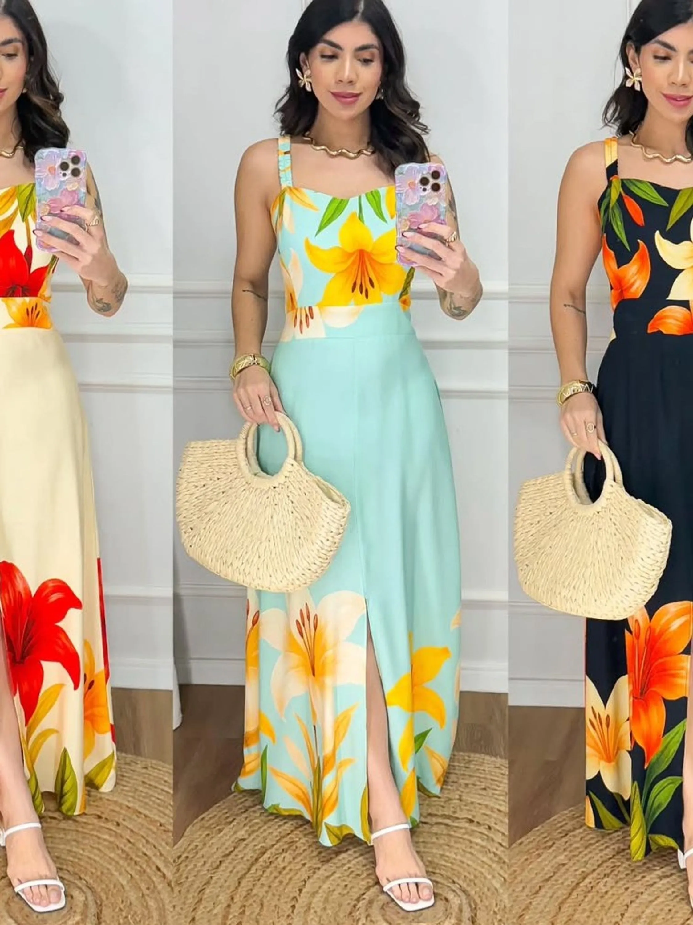 Vestido Longo Alça