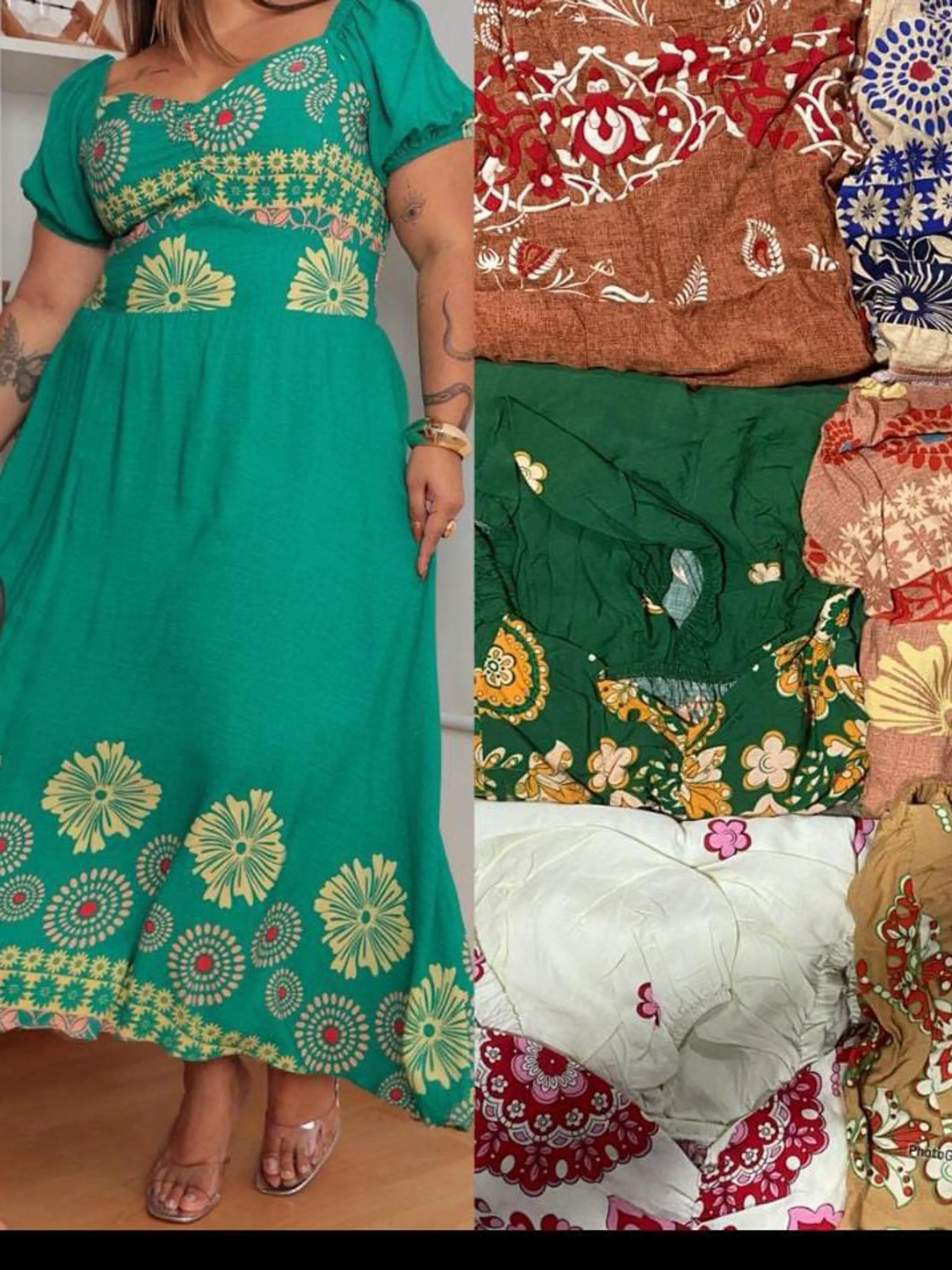 Vestido Longuete Plus