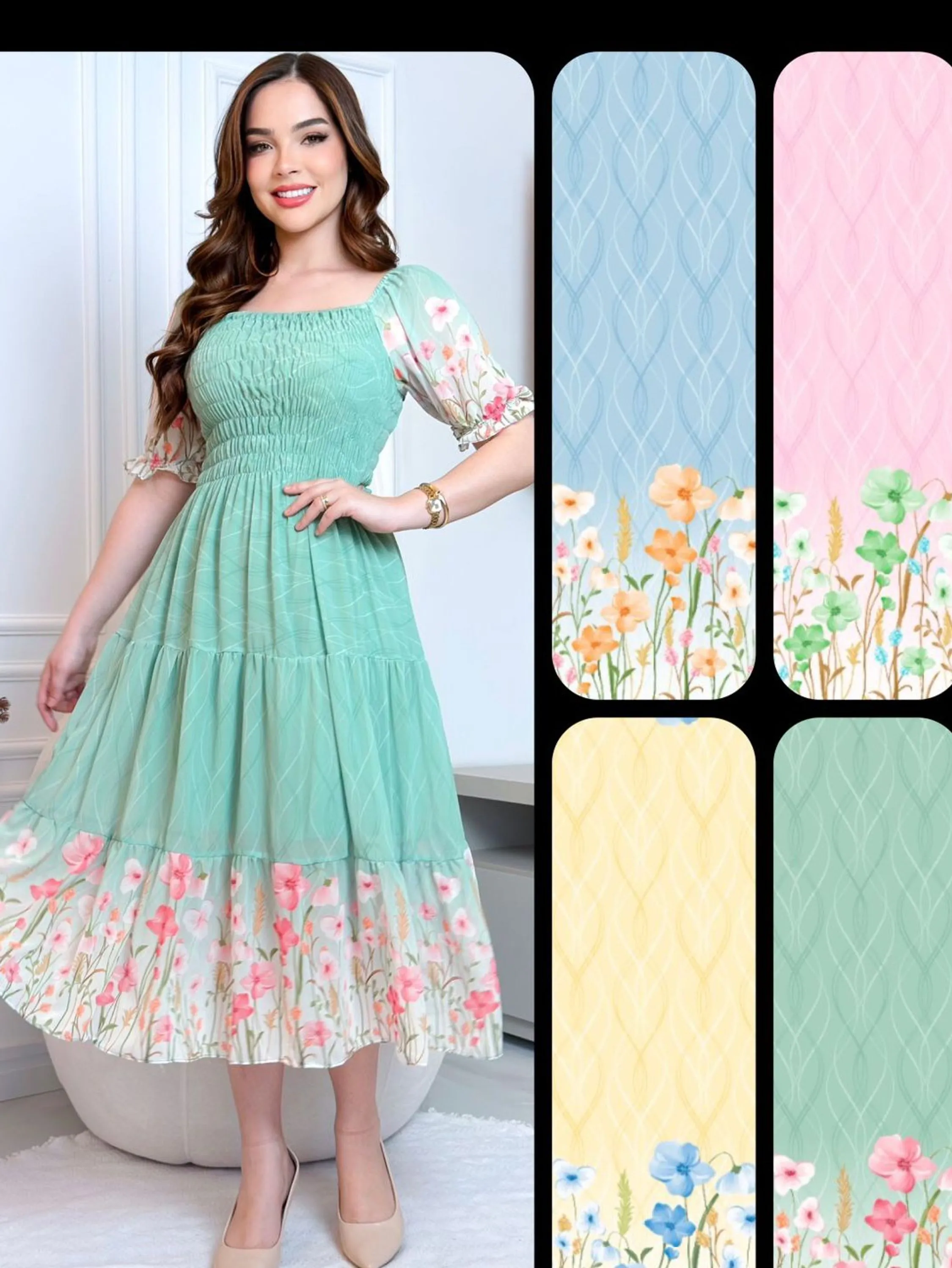 Vestido Longuete