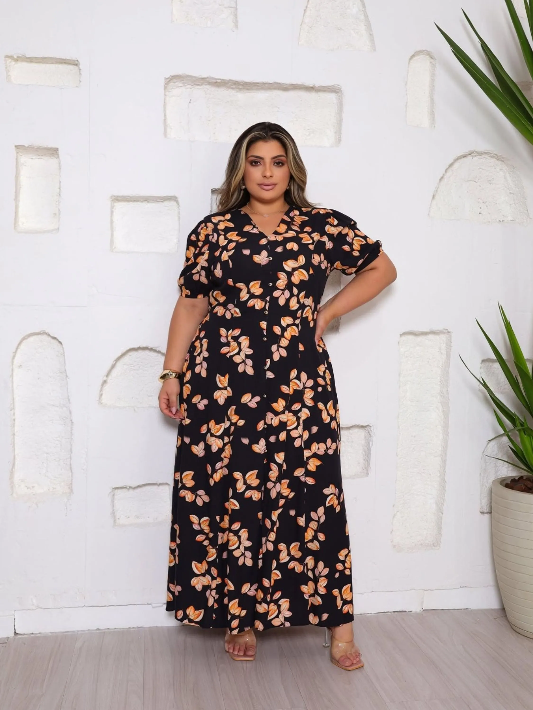 Vestido Longo Plus