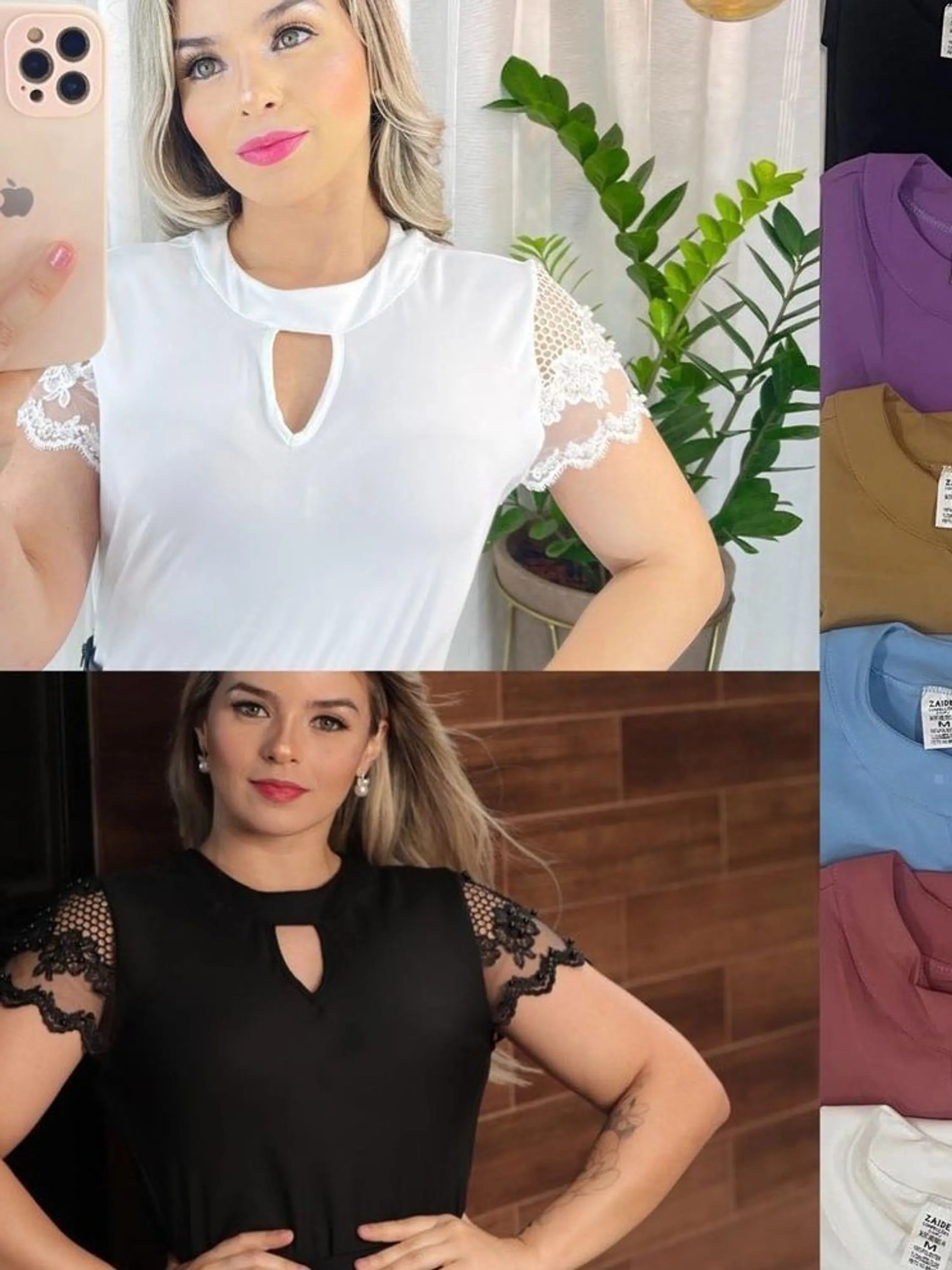 Blusa Manga Curta