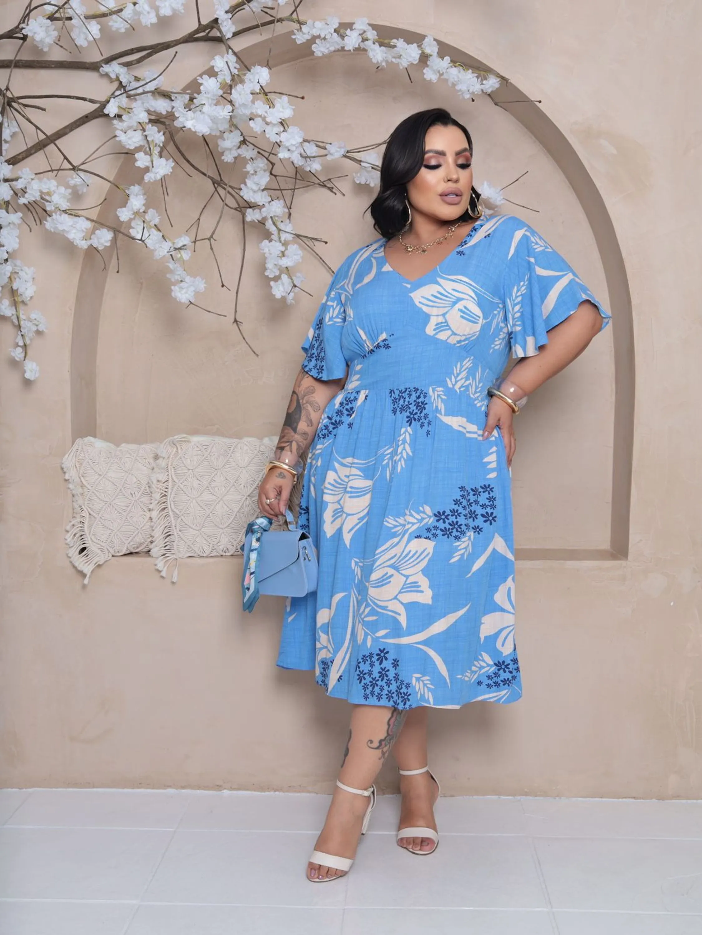 Vestido Midi Plus
