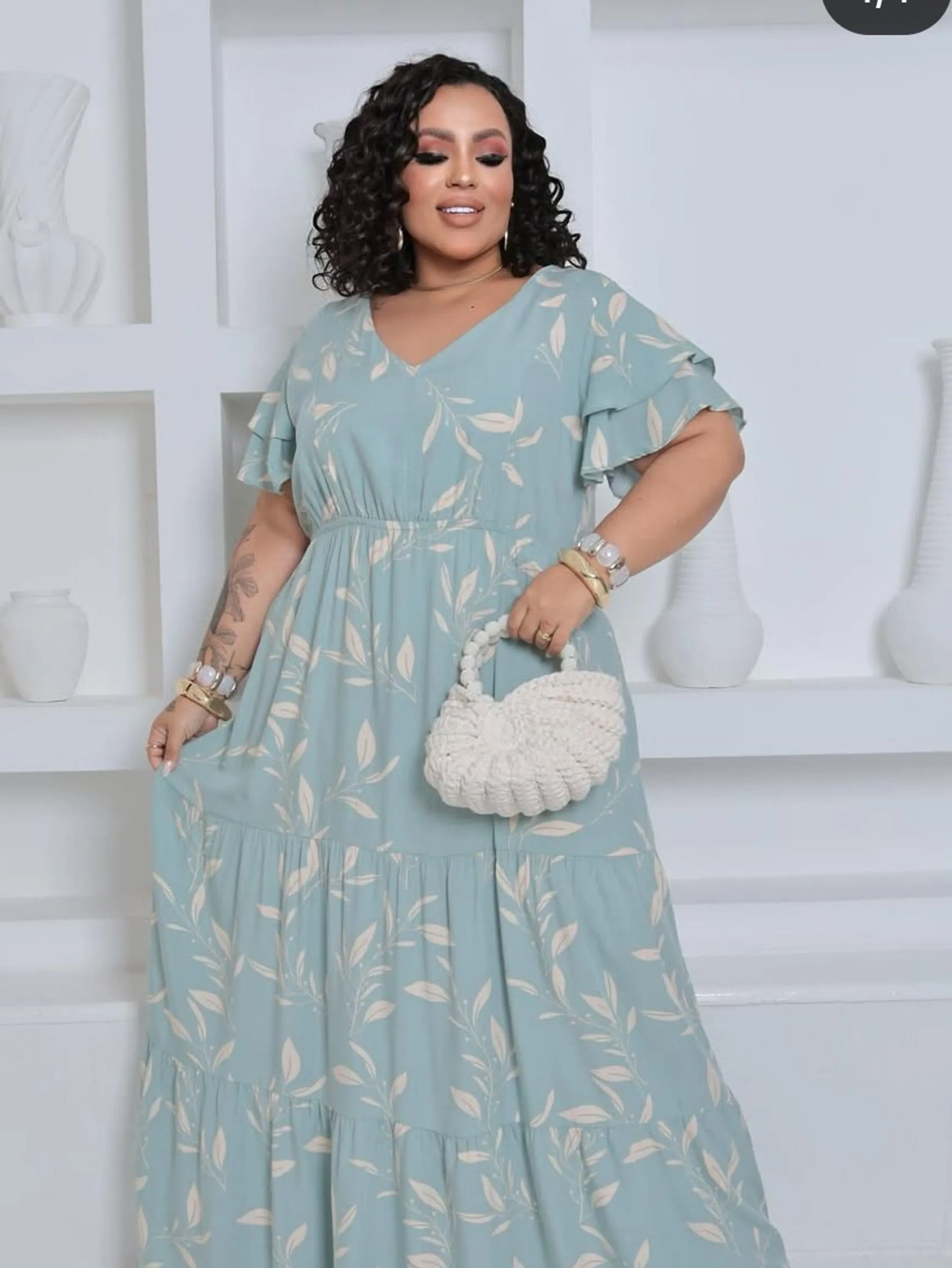 Vestido Longo Plus
