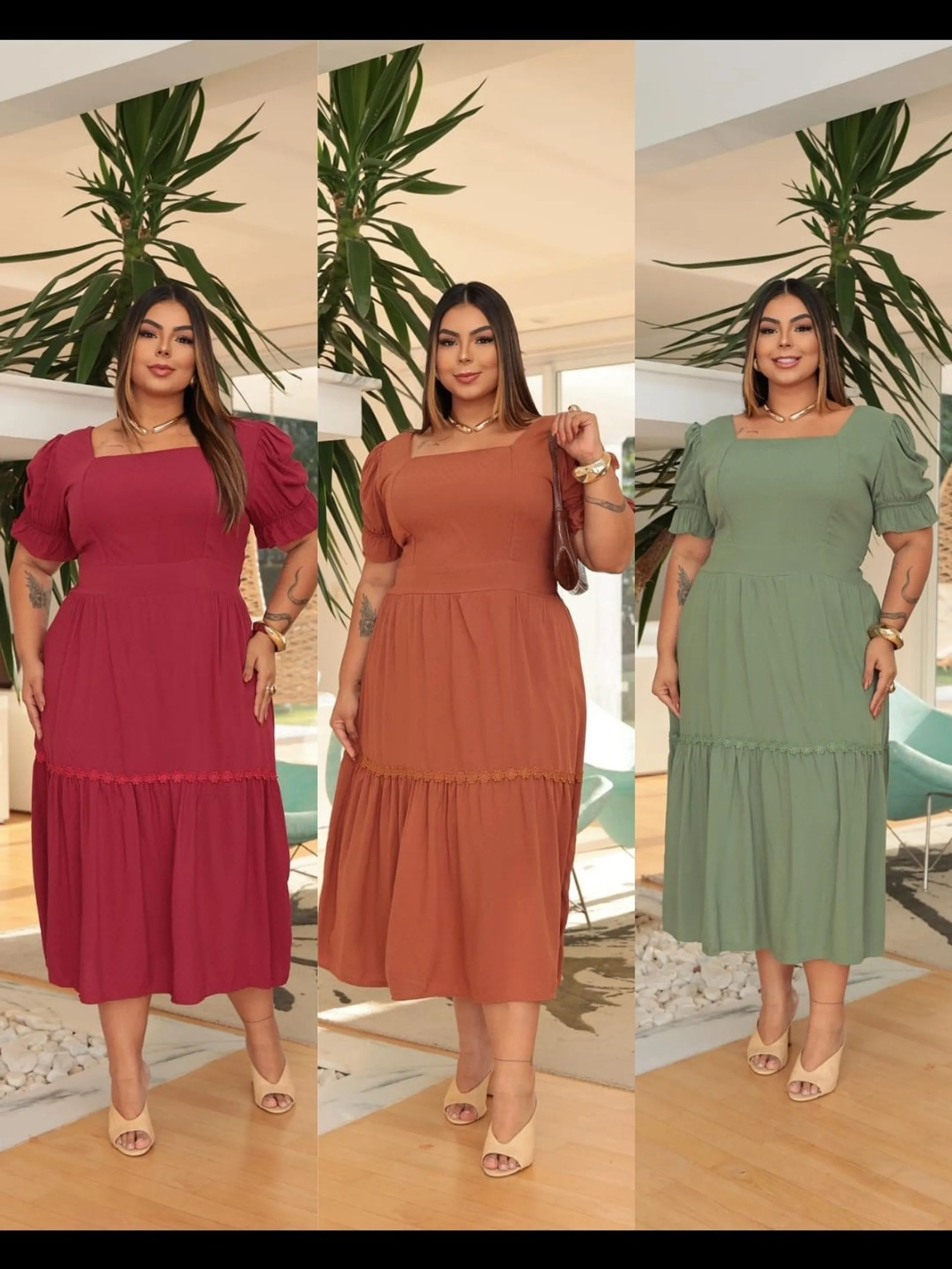 Vestido Longuete