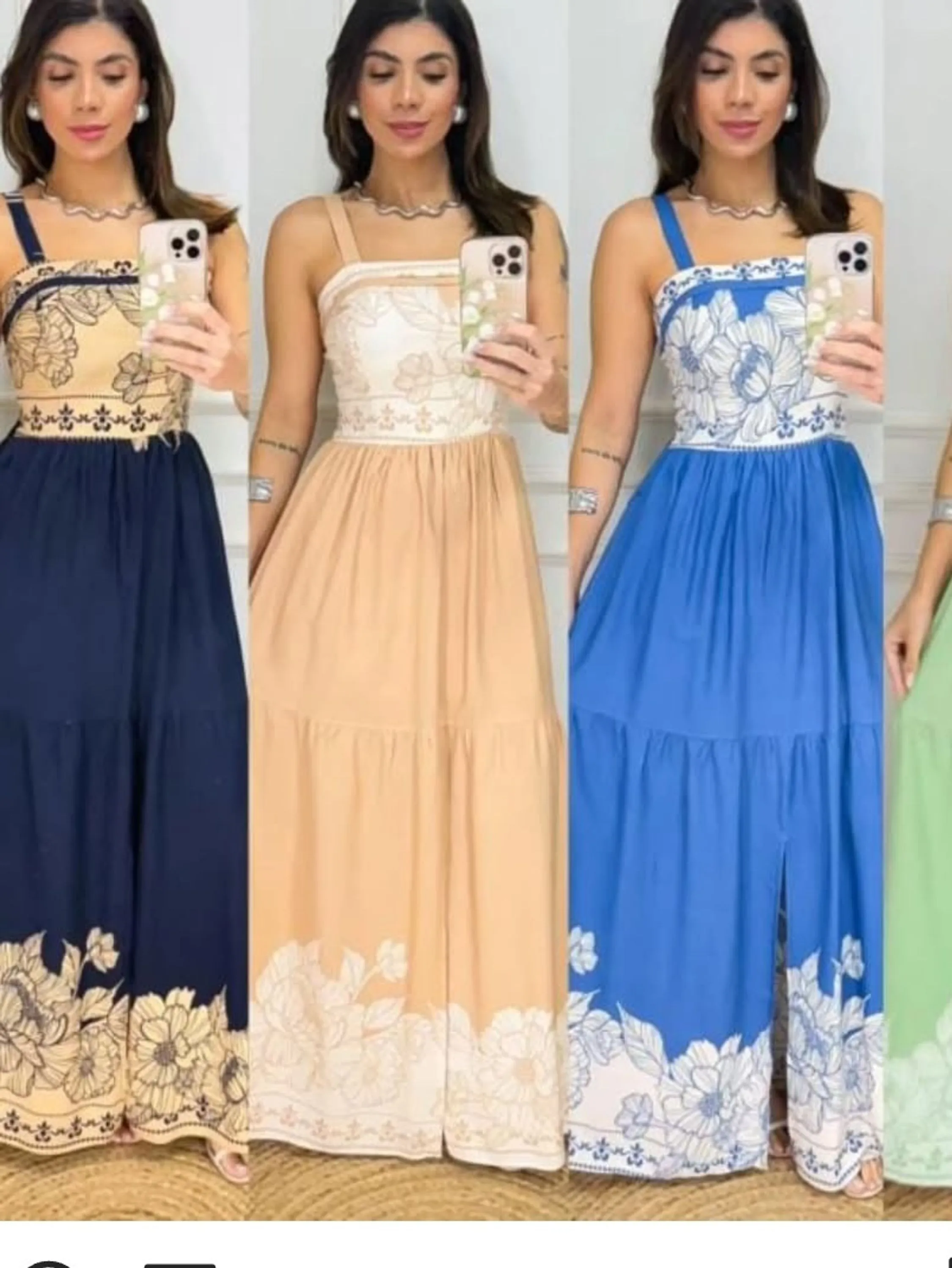 Vestido Longo Alça