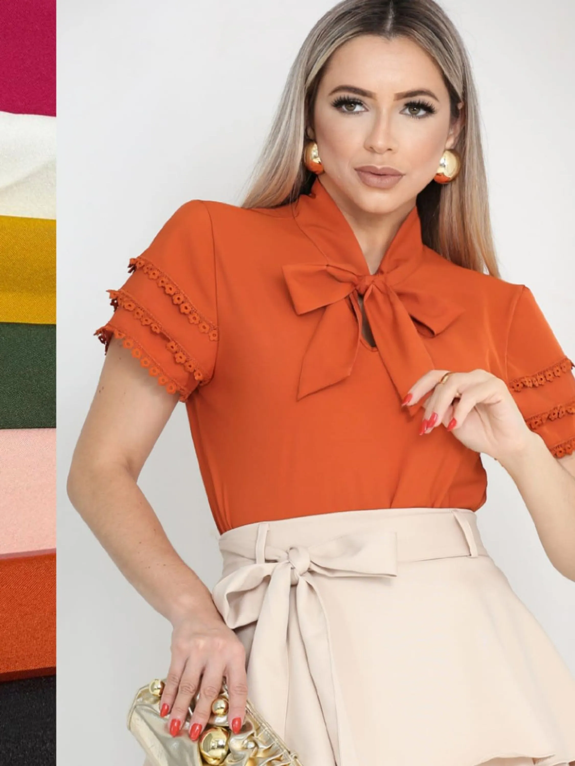 Blusa Manga Curta