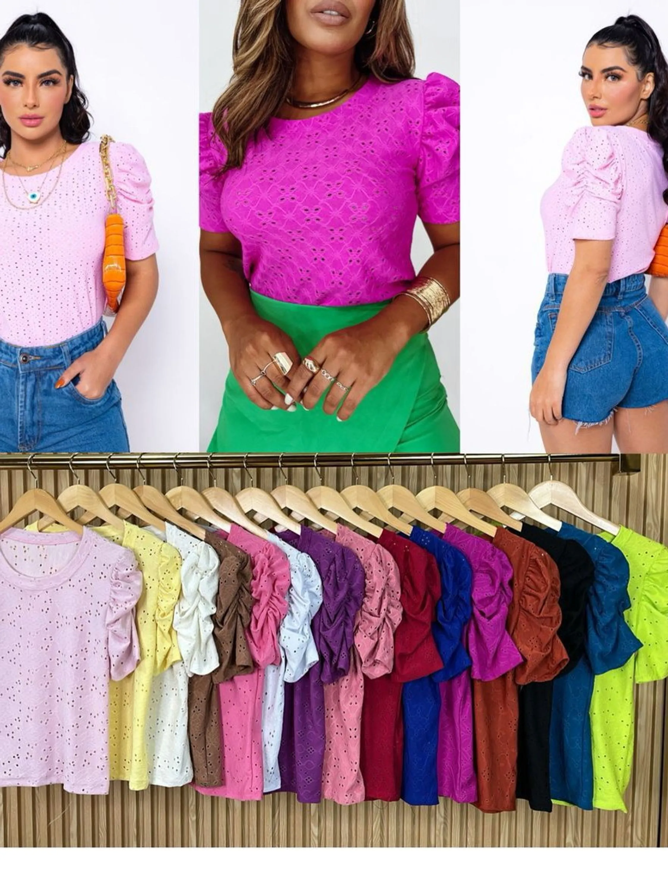 Blusa Manga Curta