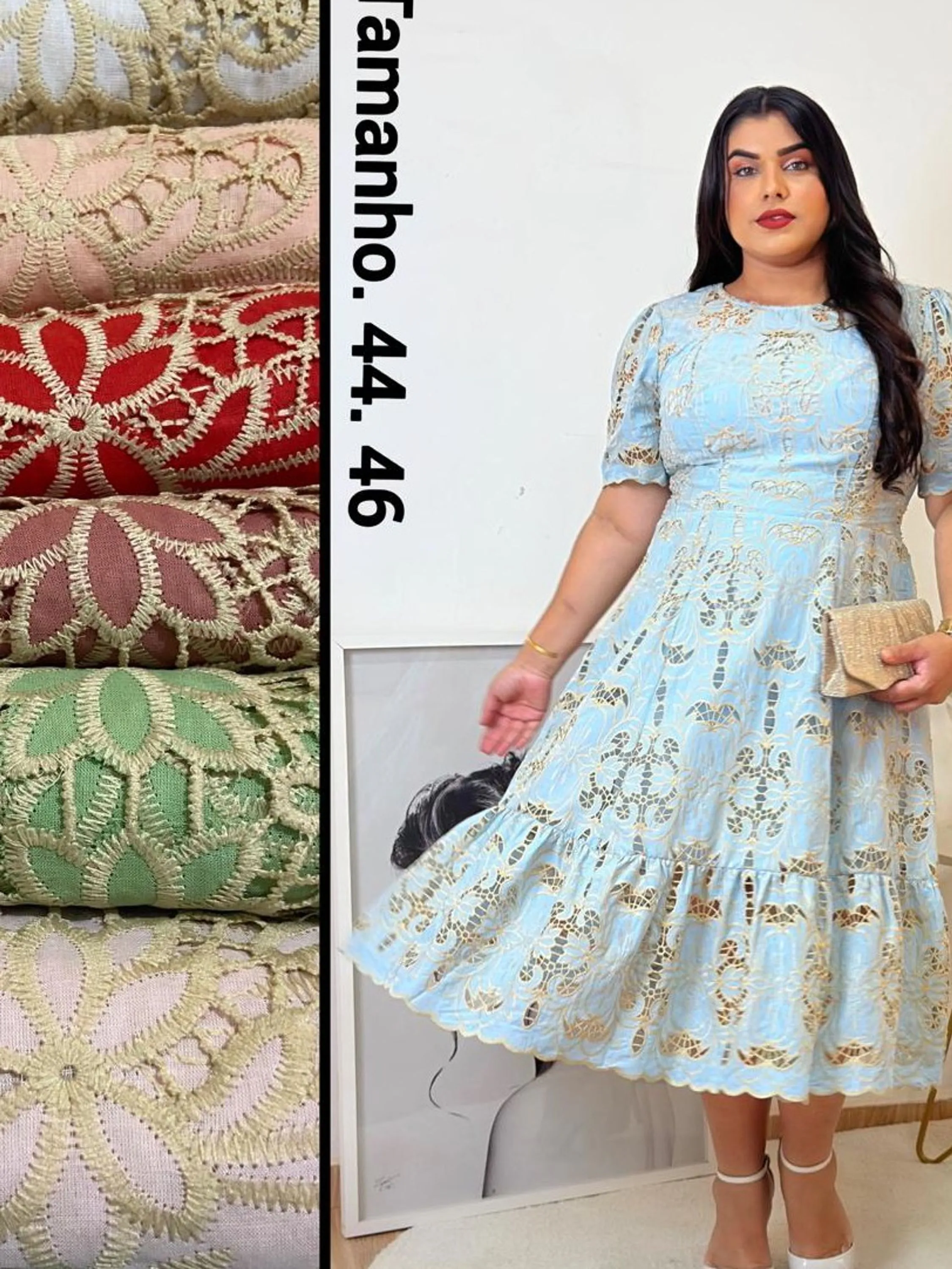 Vestido Longuete Plus