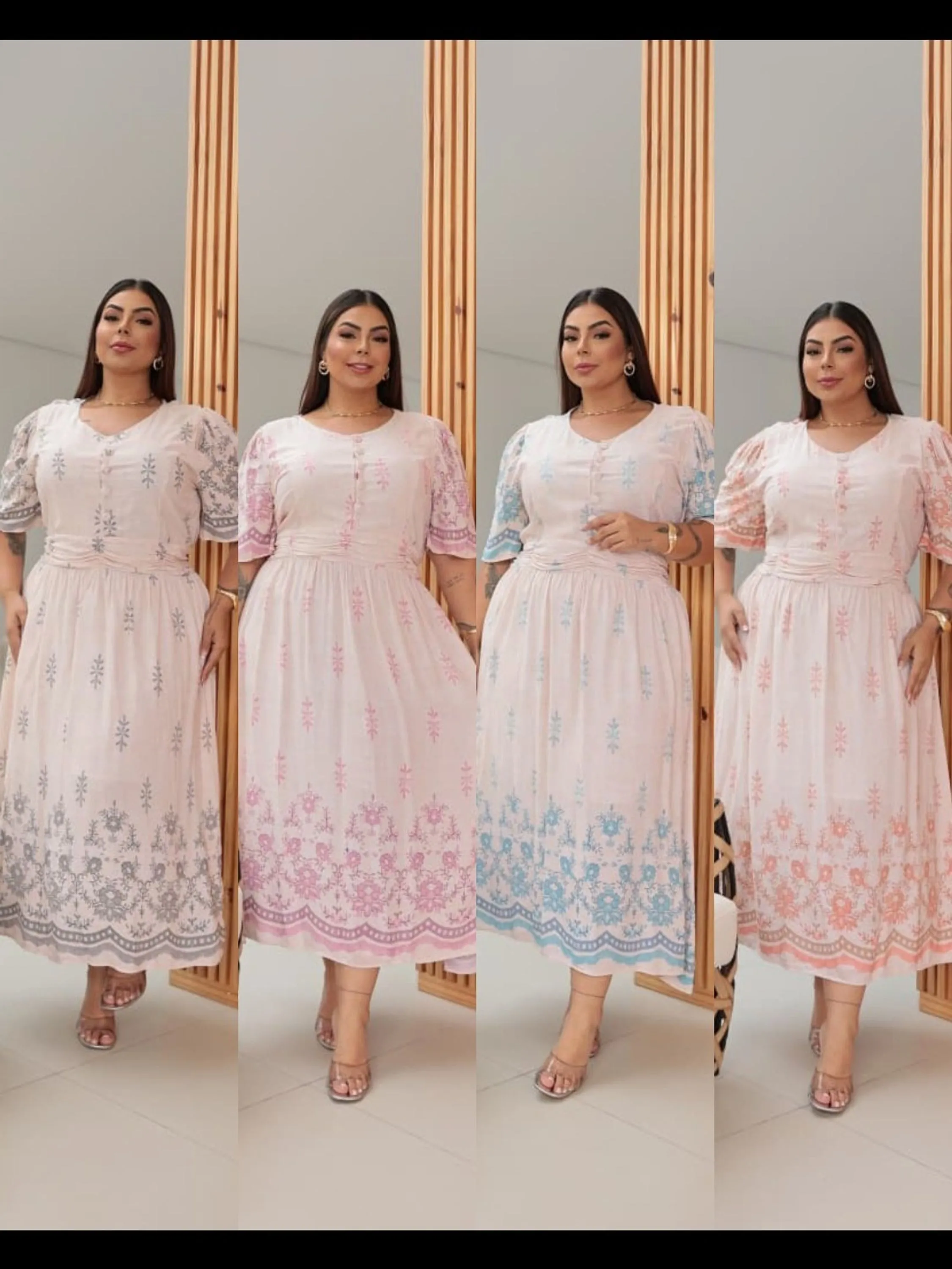 Vestido Longuete Plus