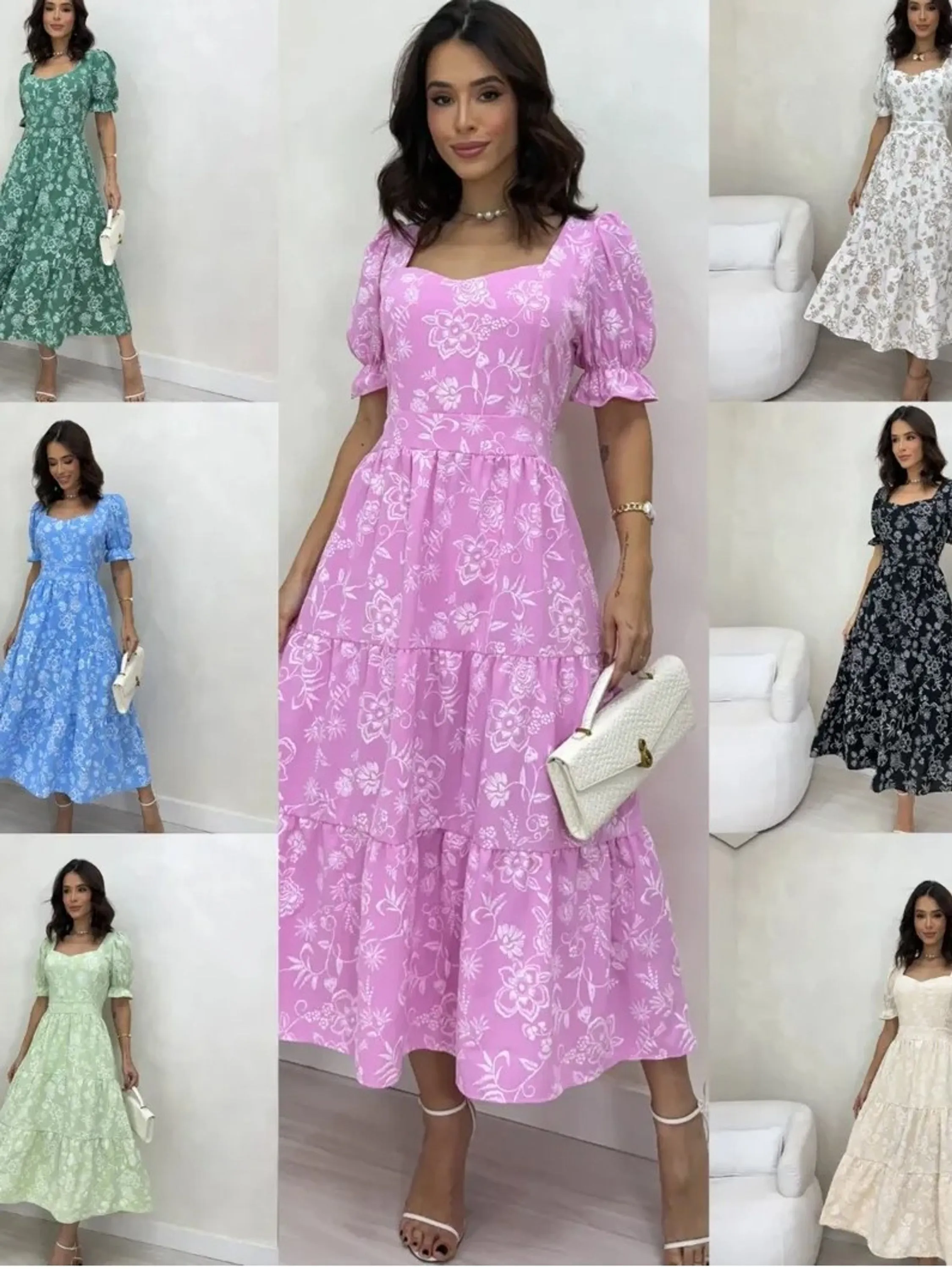 Vestido Longuete