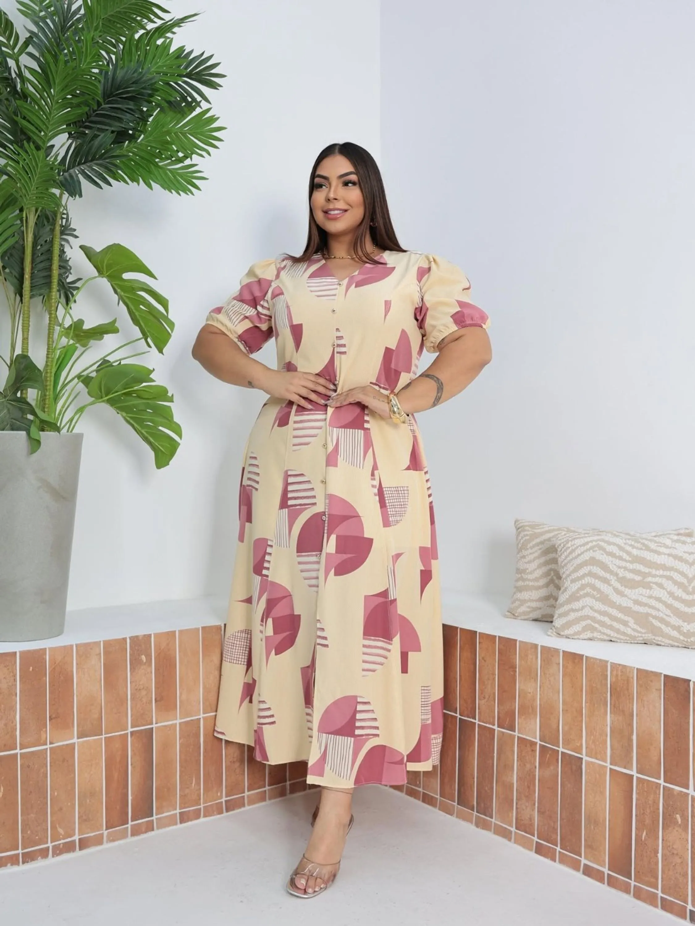 Vestido Longo Plus