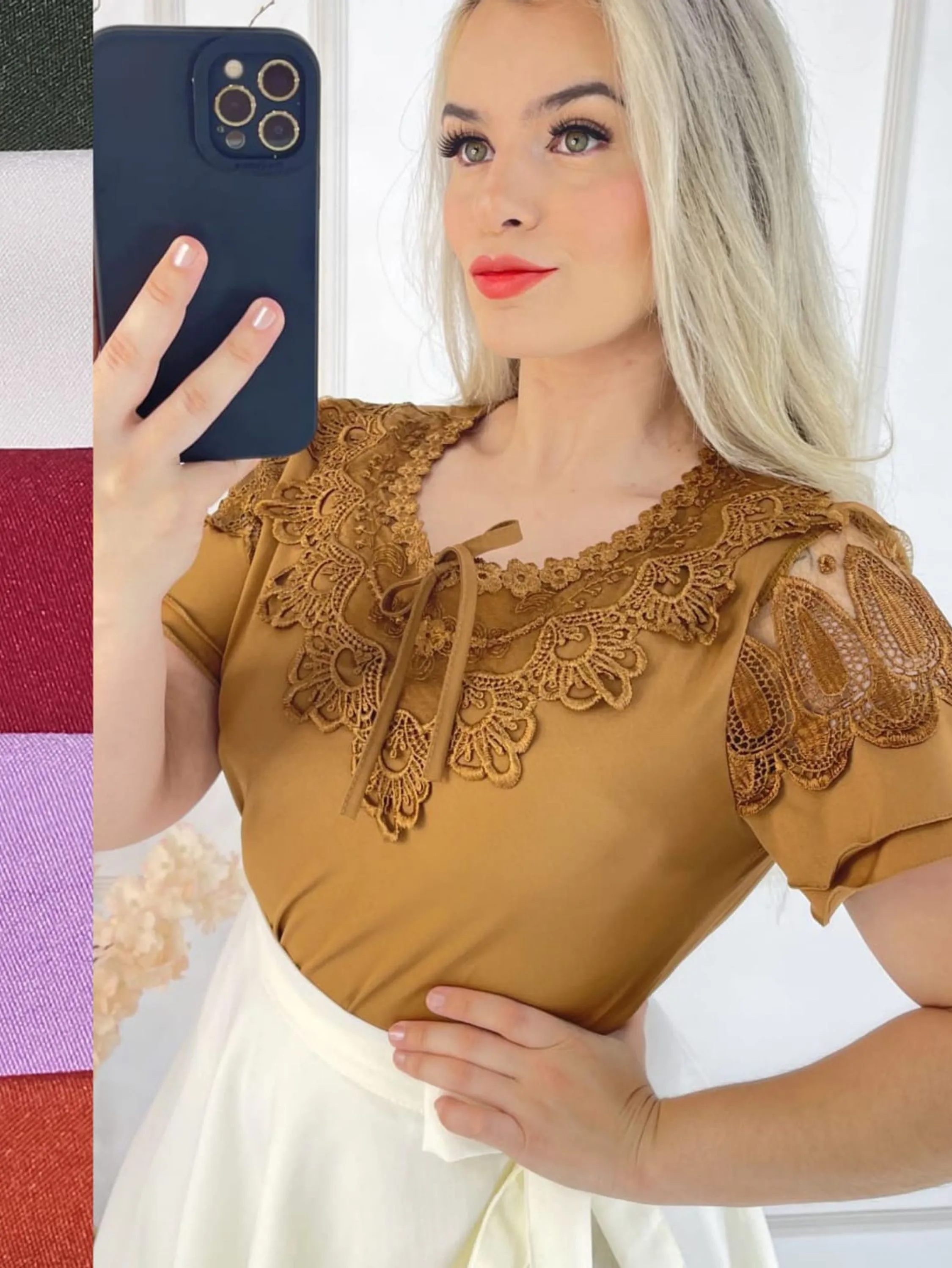 Blusa Manga Curta