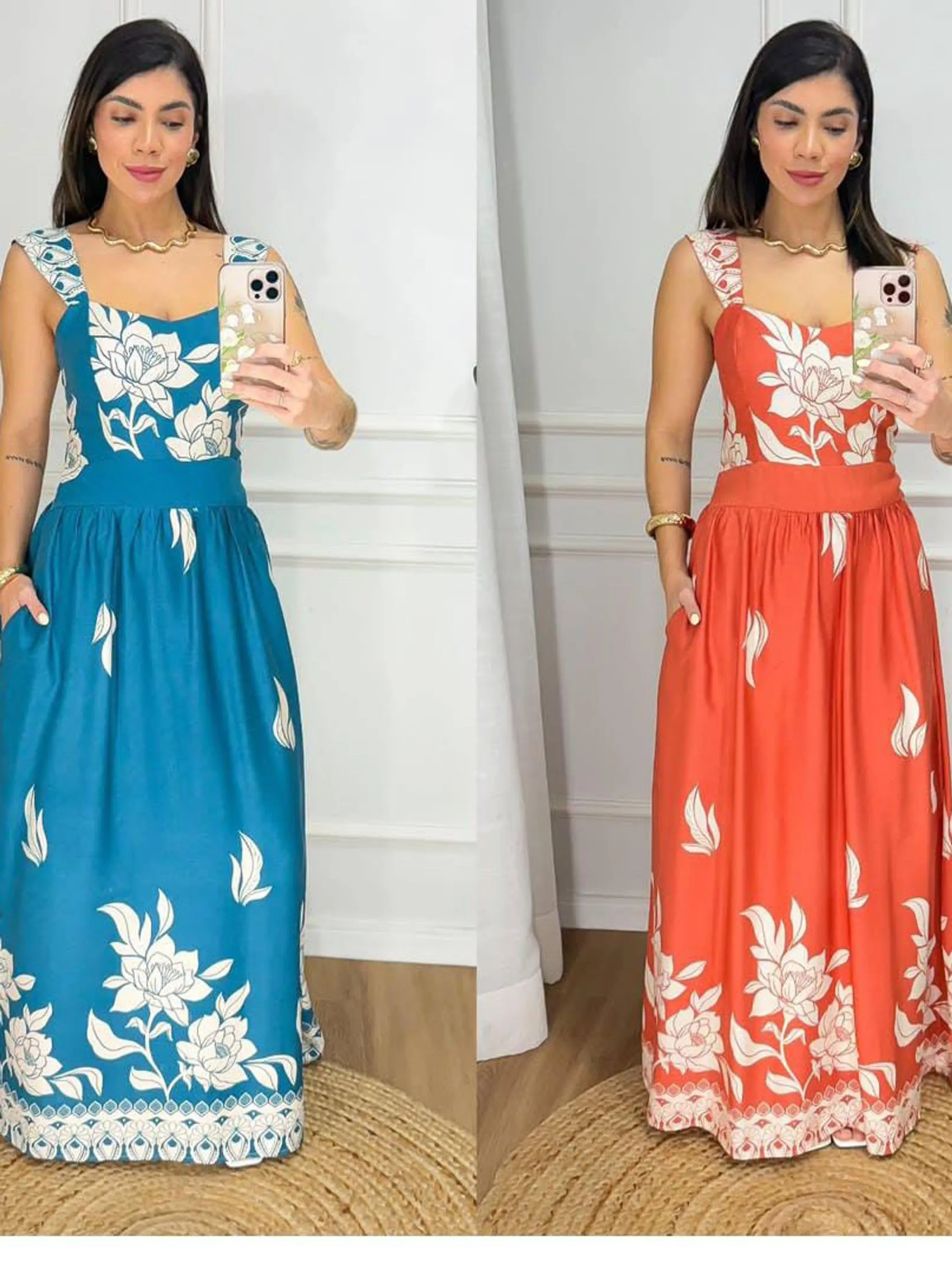 Vestido Longo Alça