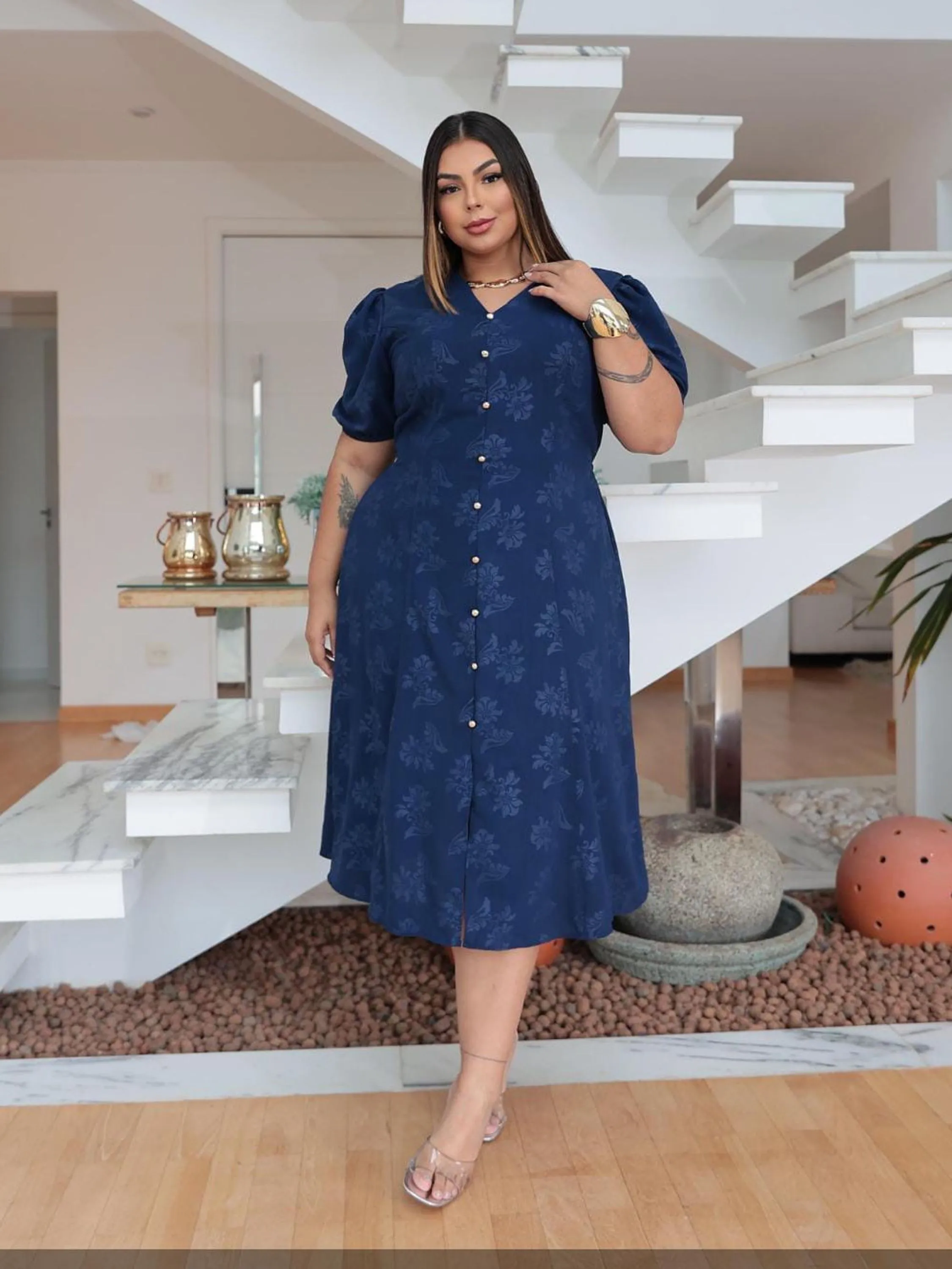 Vestido Midi Plus