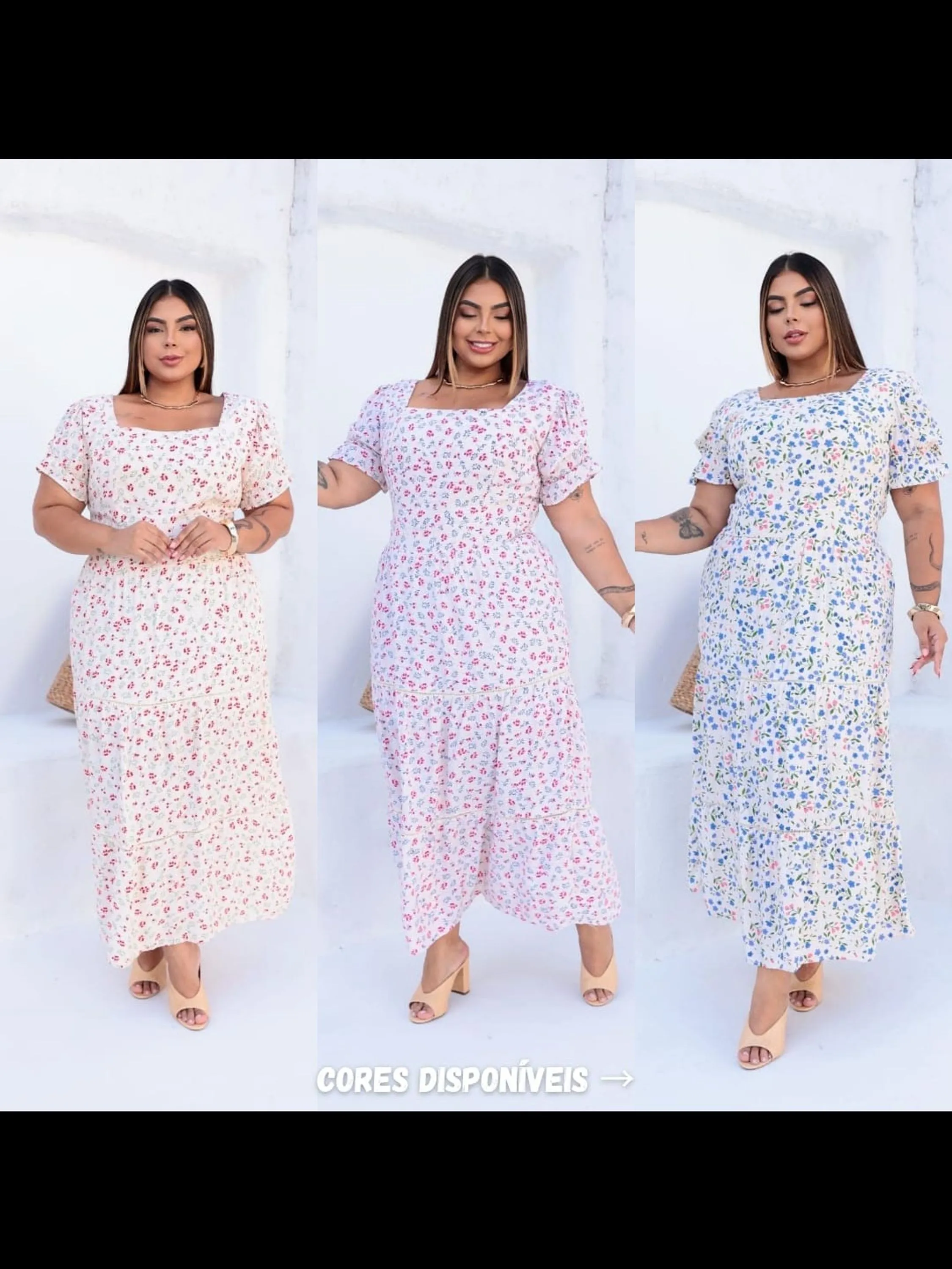 Vestido Longo Plus
