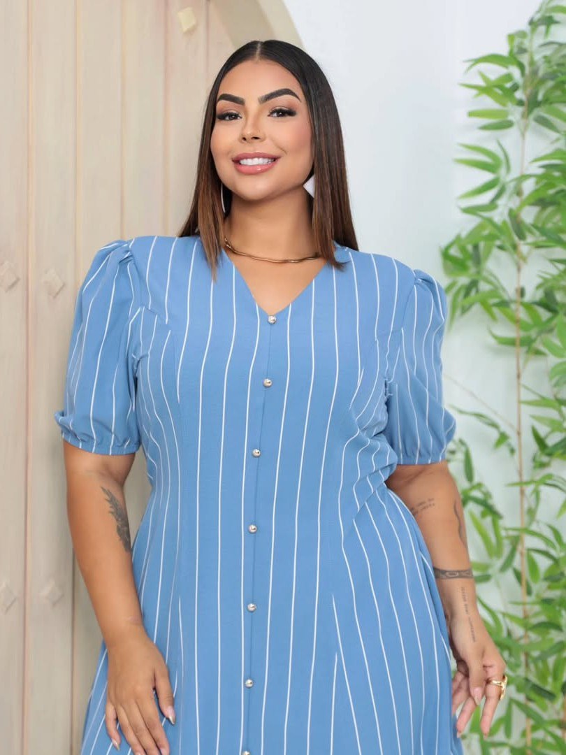 Vestido Longuete Plus