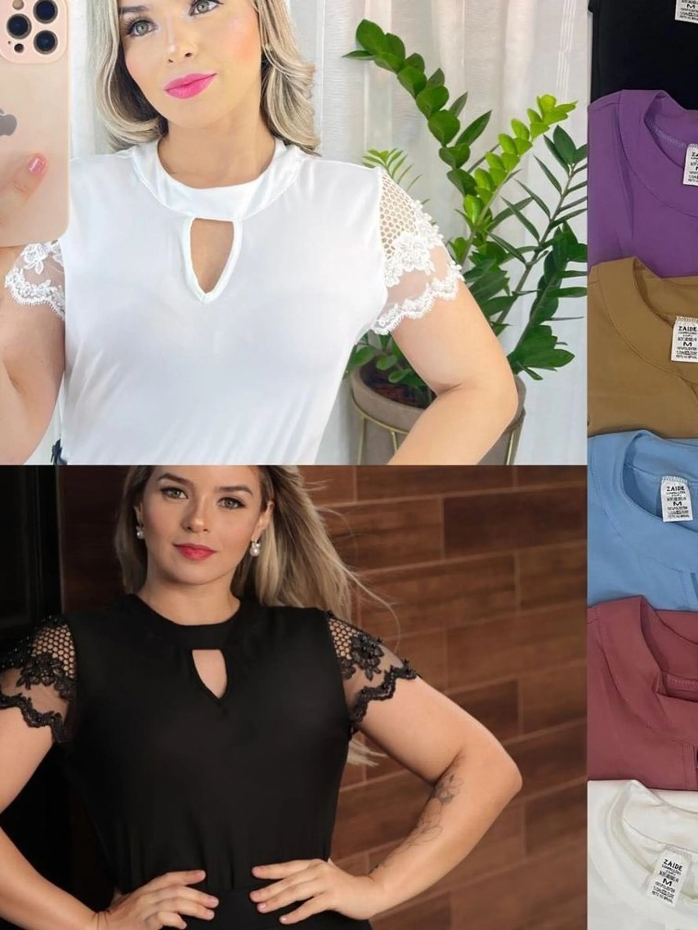 Blusa Manga Curta