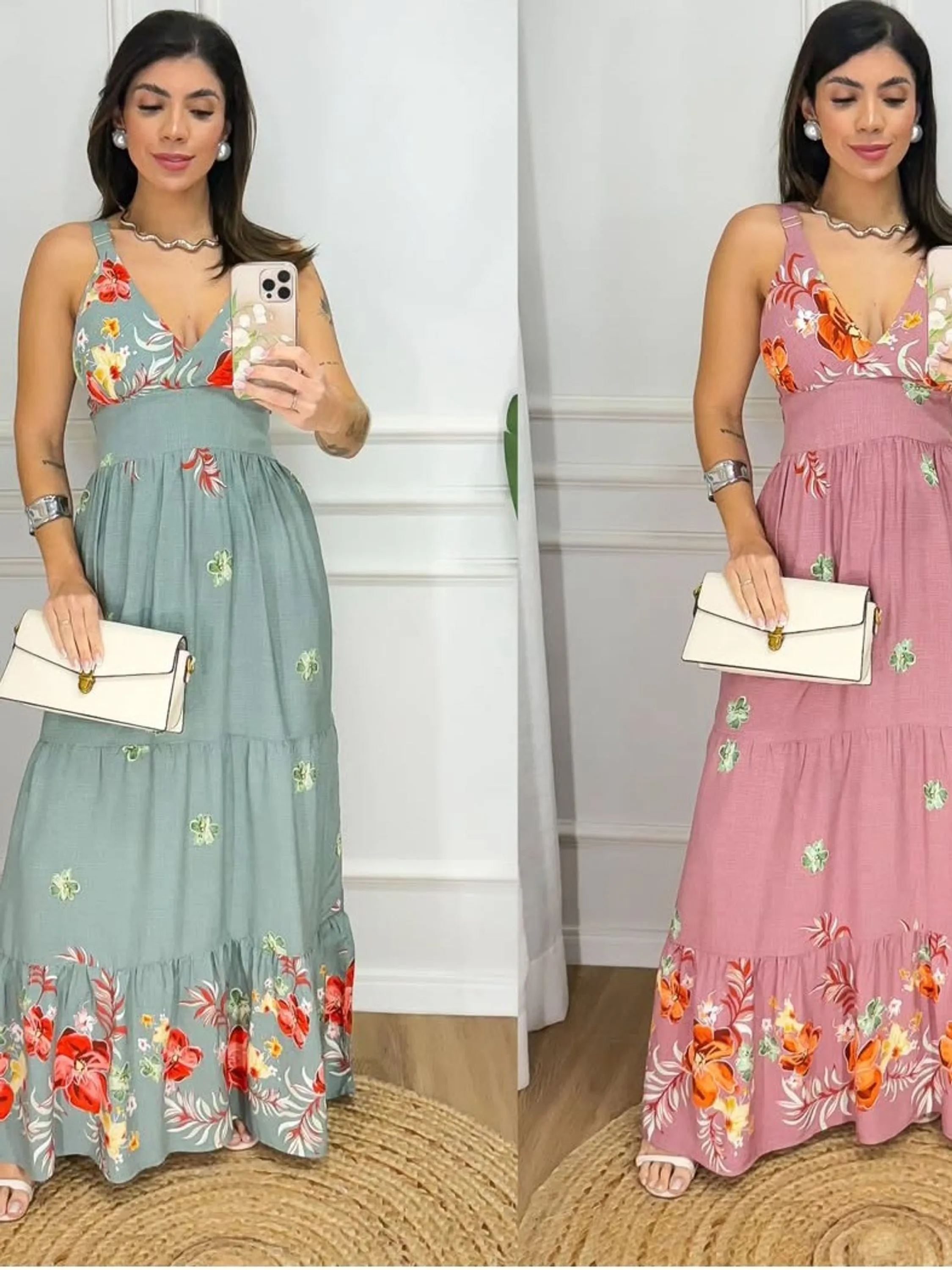 Vestido Longo Alça