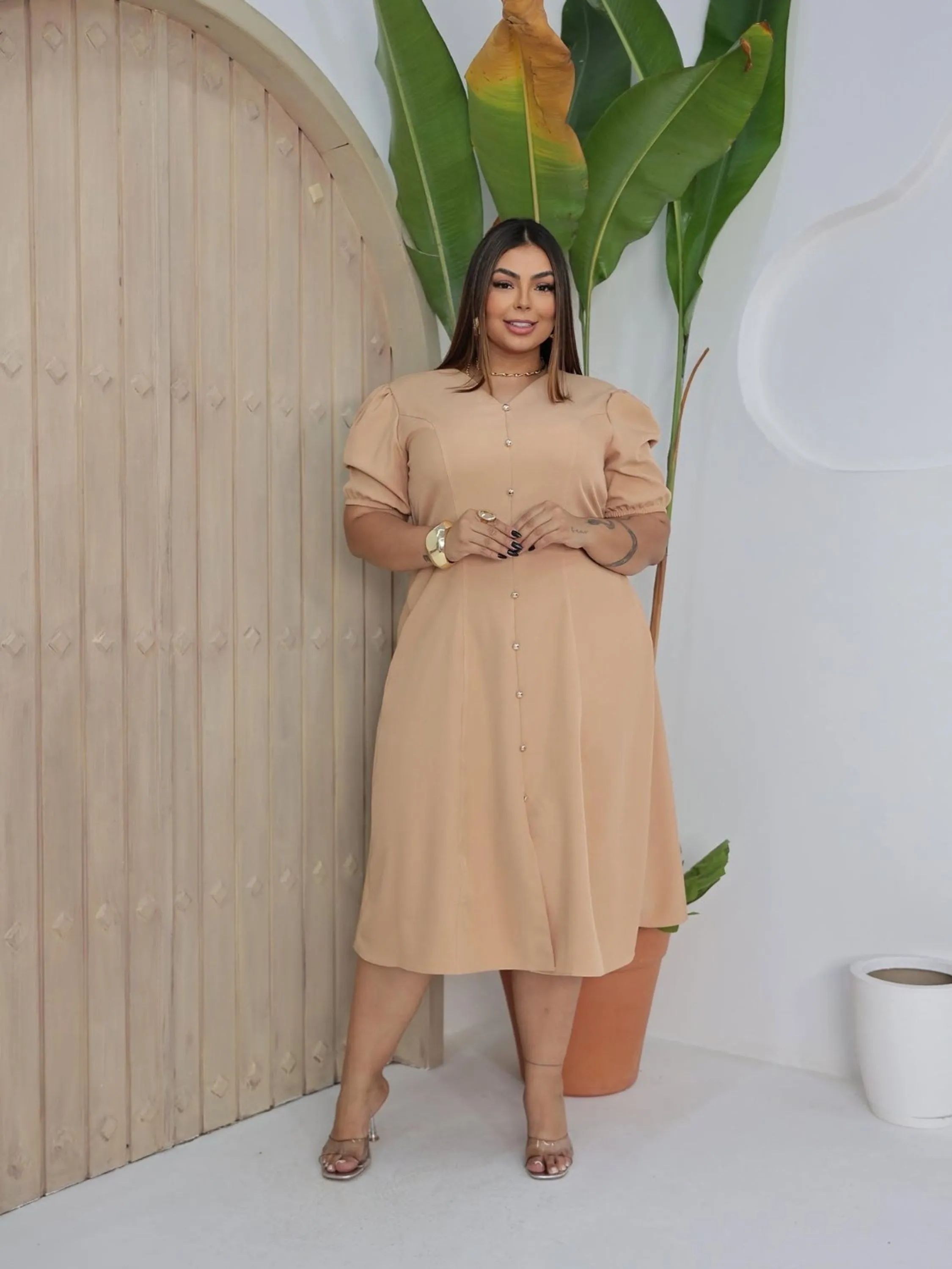 Vestido Midi Plus