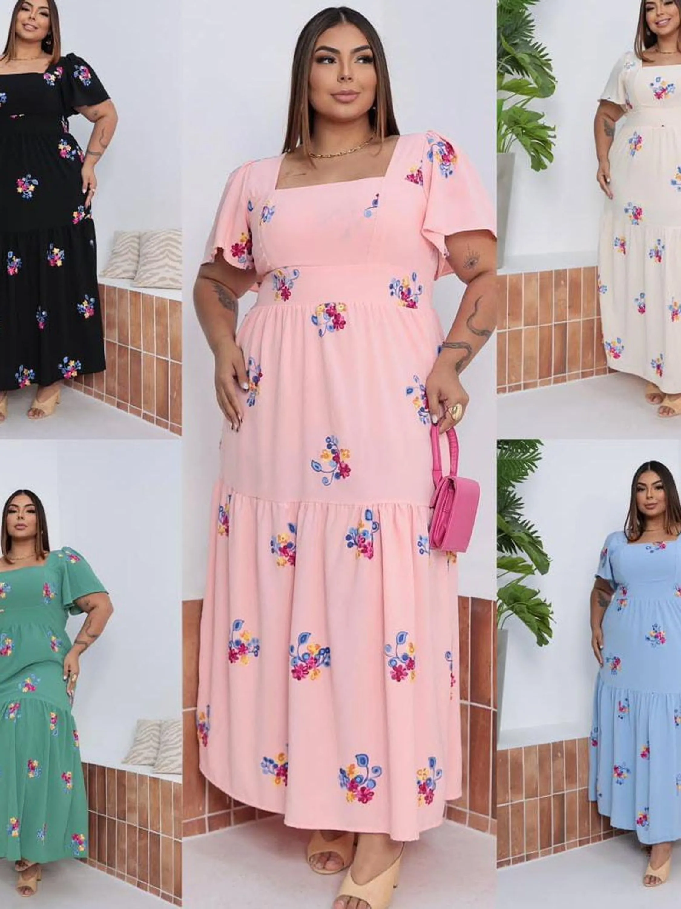 Vestido Longo Plus