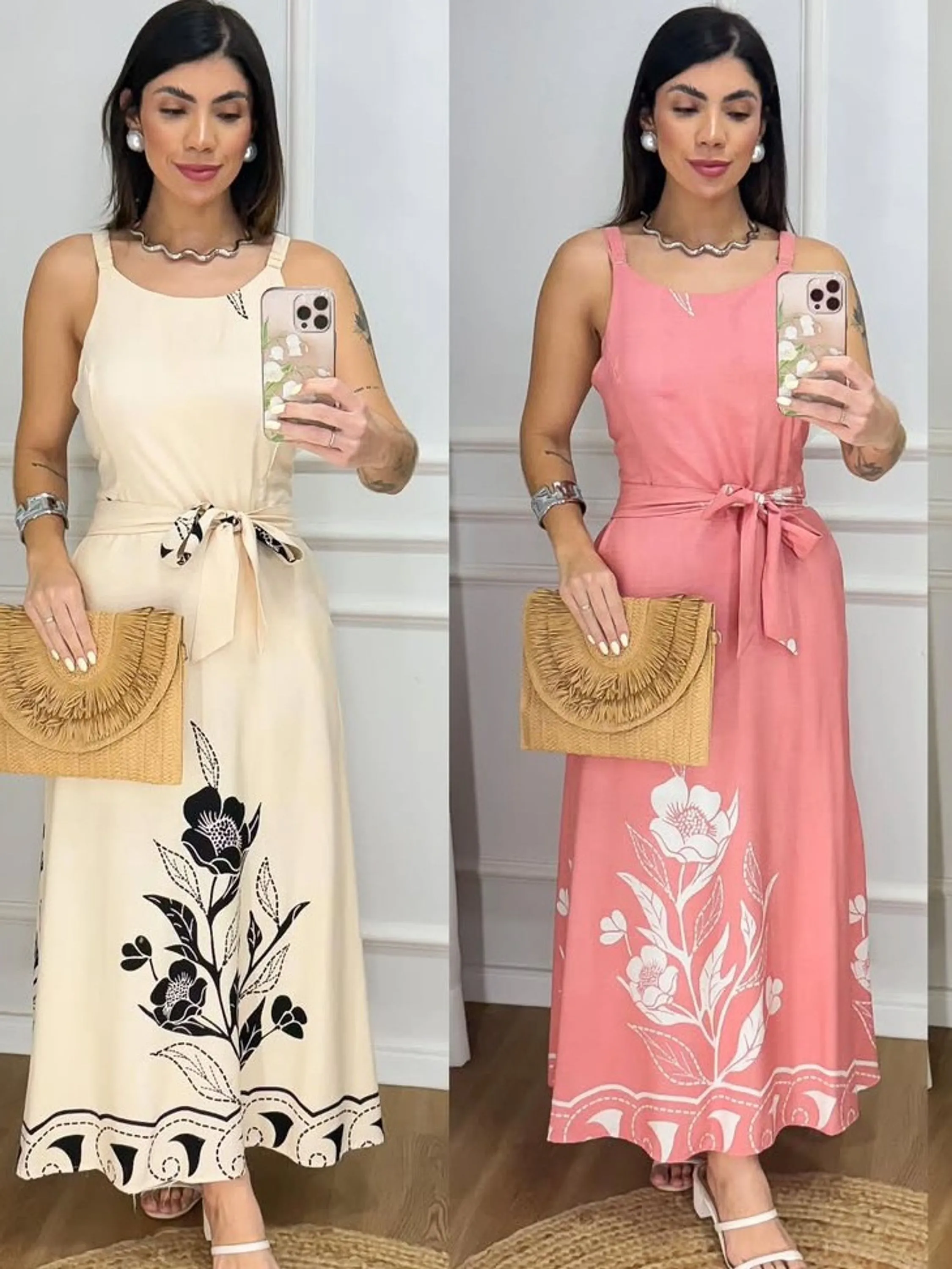 Vestido Alça Longo