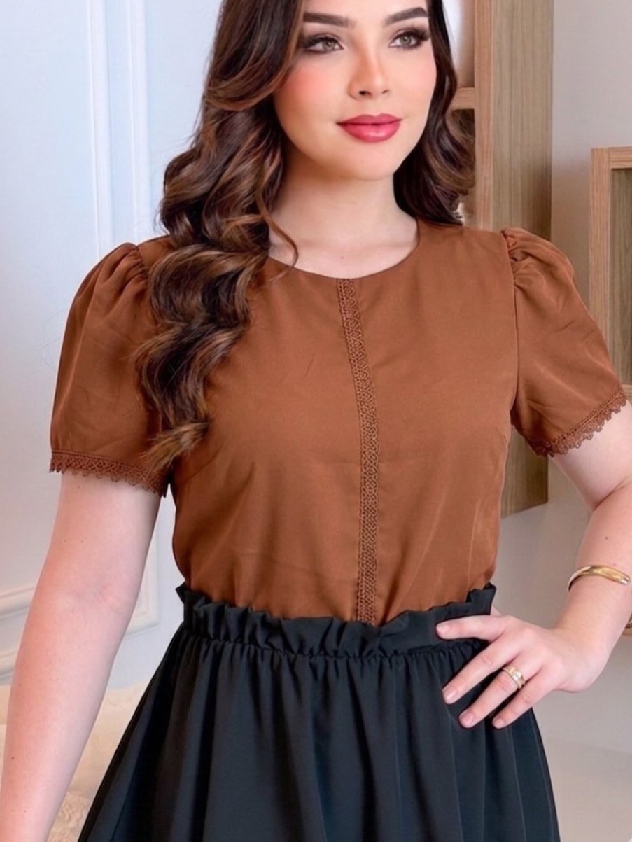 Blusa Manga Curta