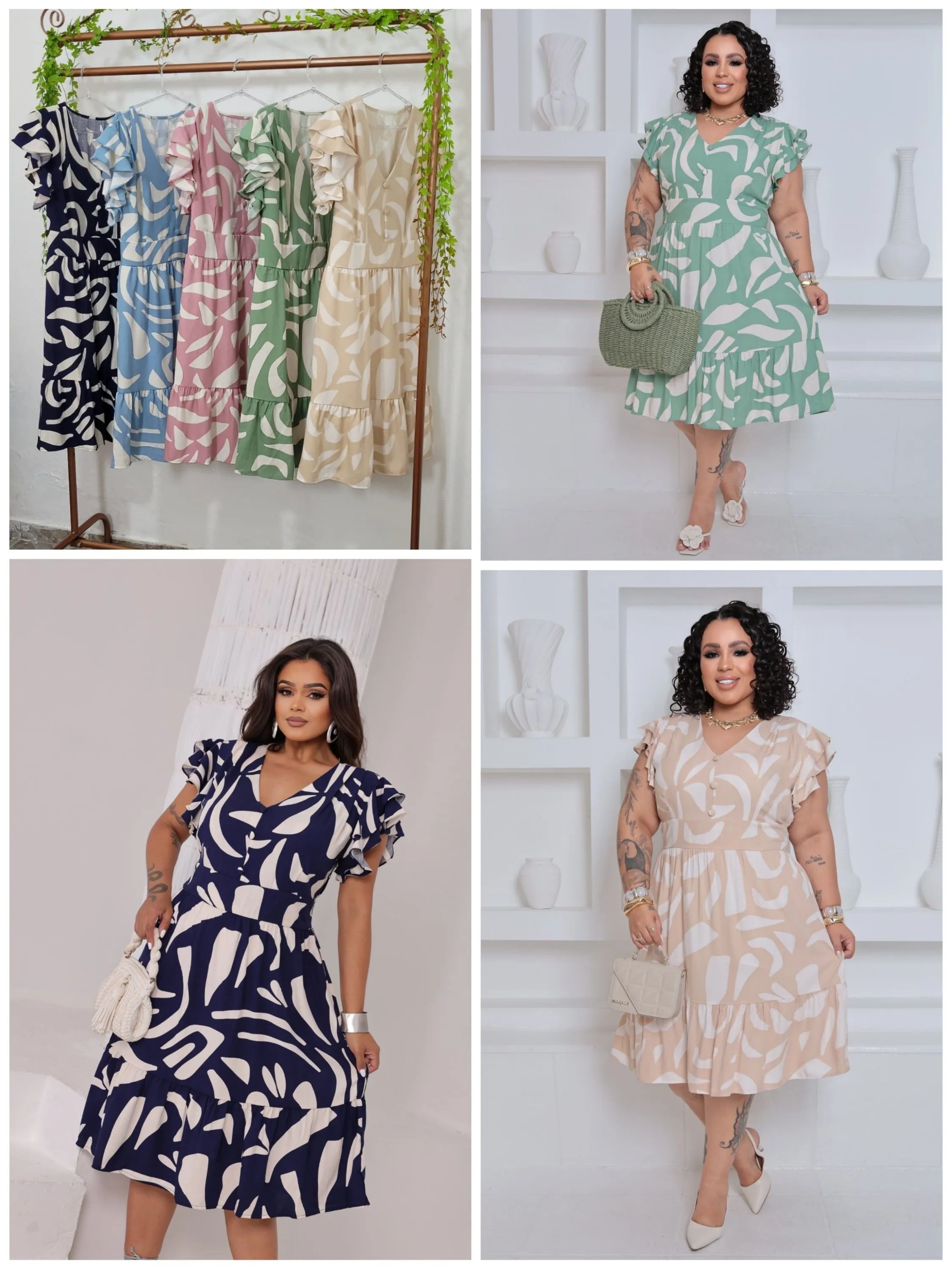 Vestido Midi Plus